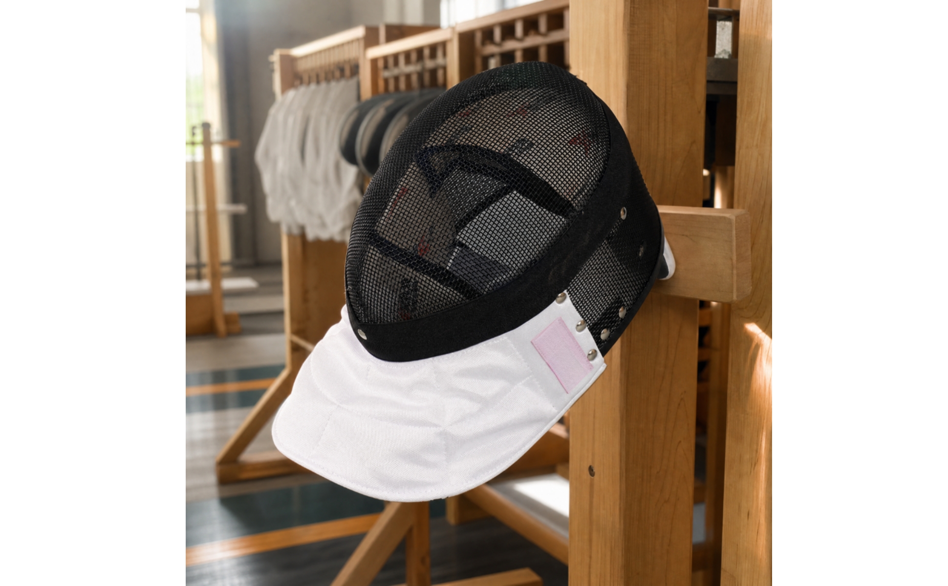 Fechtmaske mit Edelstahlgitter belüftet 900N Fechtmaske für Training, Fechter
