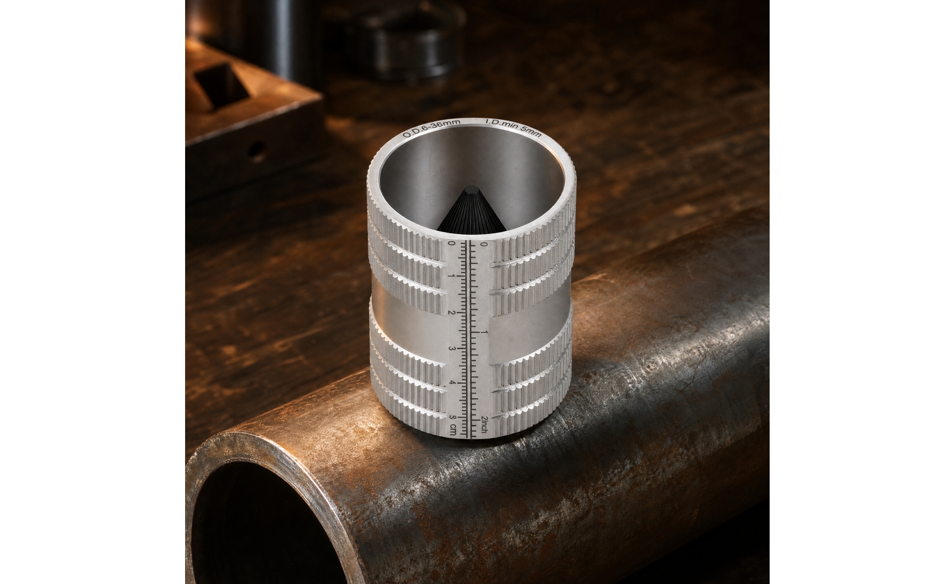 Outil de Chanfreinage de Tuyaux Cylindrique Double Tranchant pour Mécaniciens