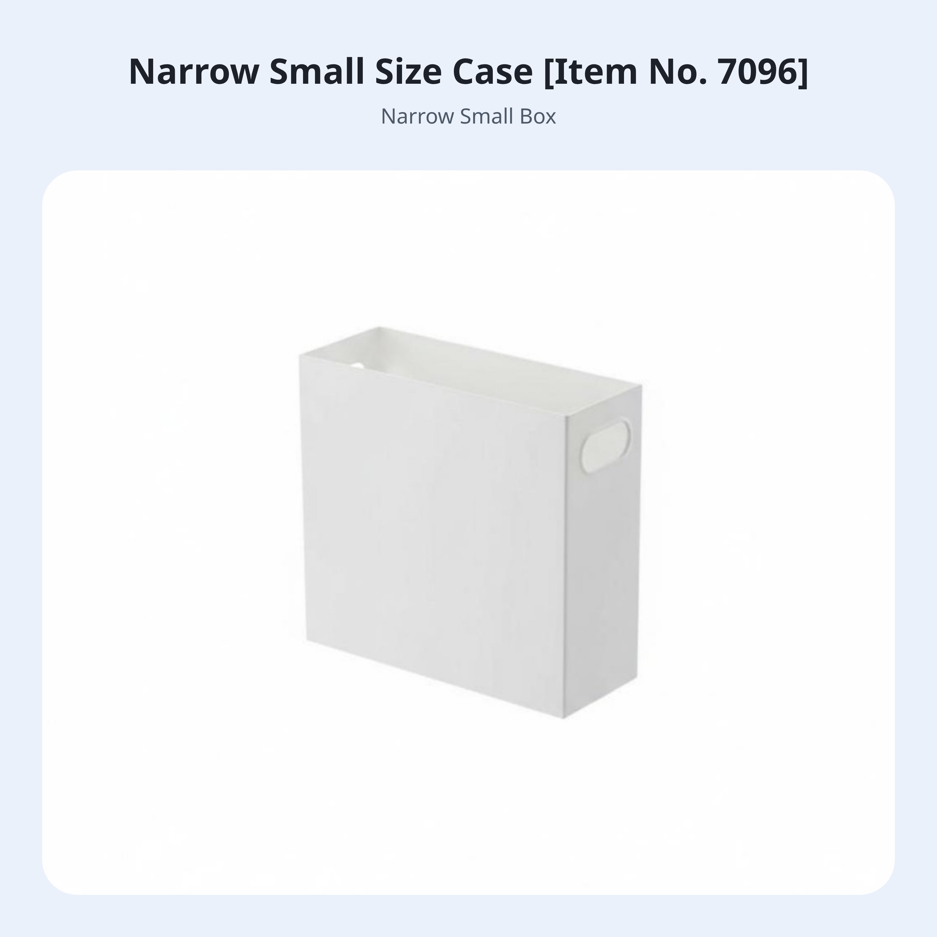 Lidded Rectangular Container long-previousing Lidded Storage container