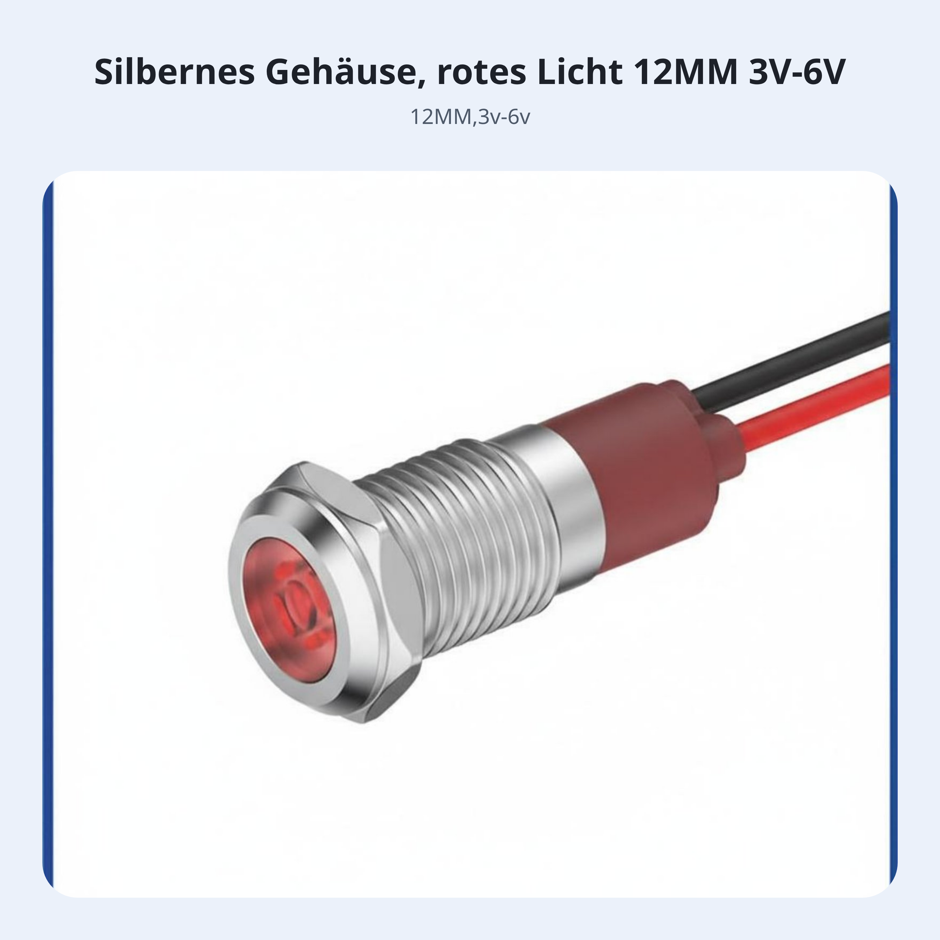 Verdrahtete LichteKontrollleuchtetierende Diode-Kontrollleuchte Wasserdicht