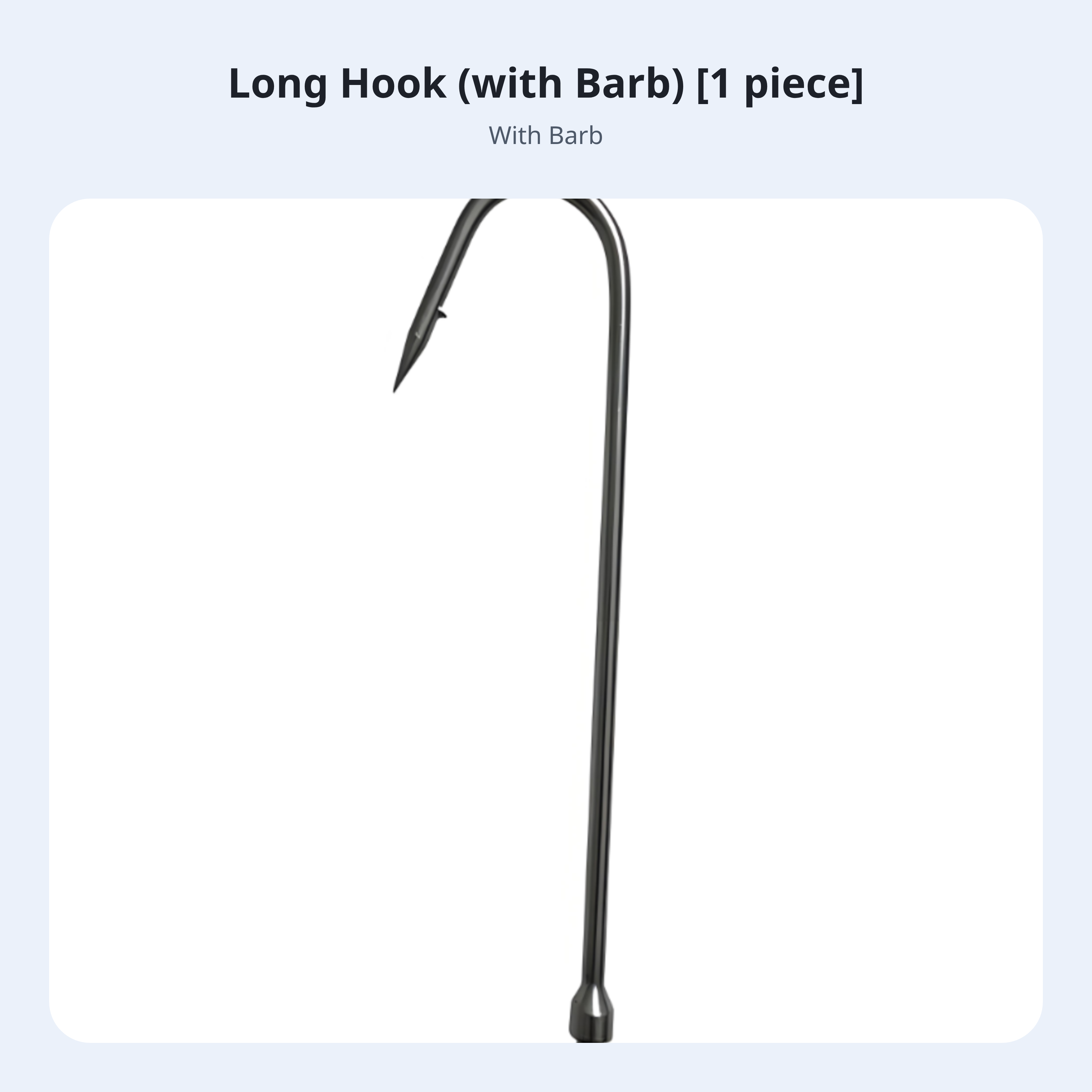Stainless Steel Fish Hook, Barbed U-Shape, Hydroponics