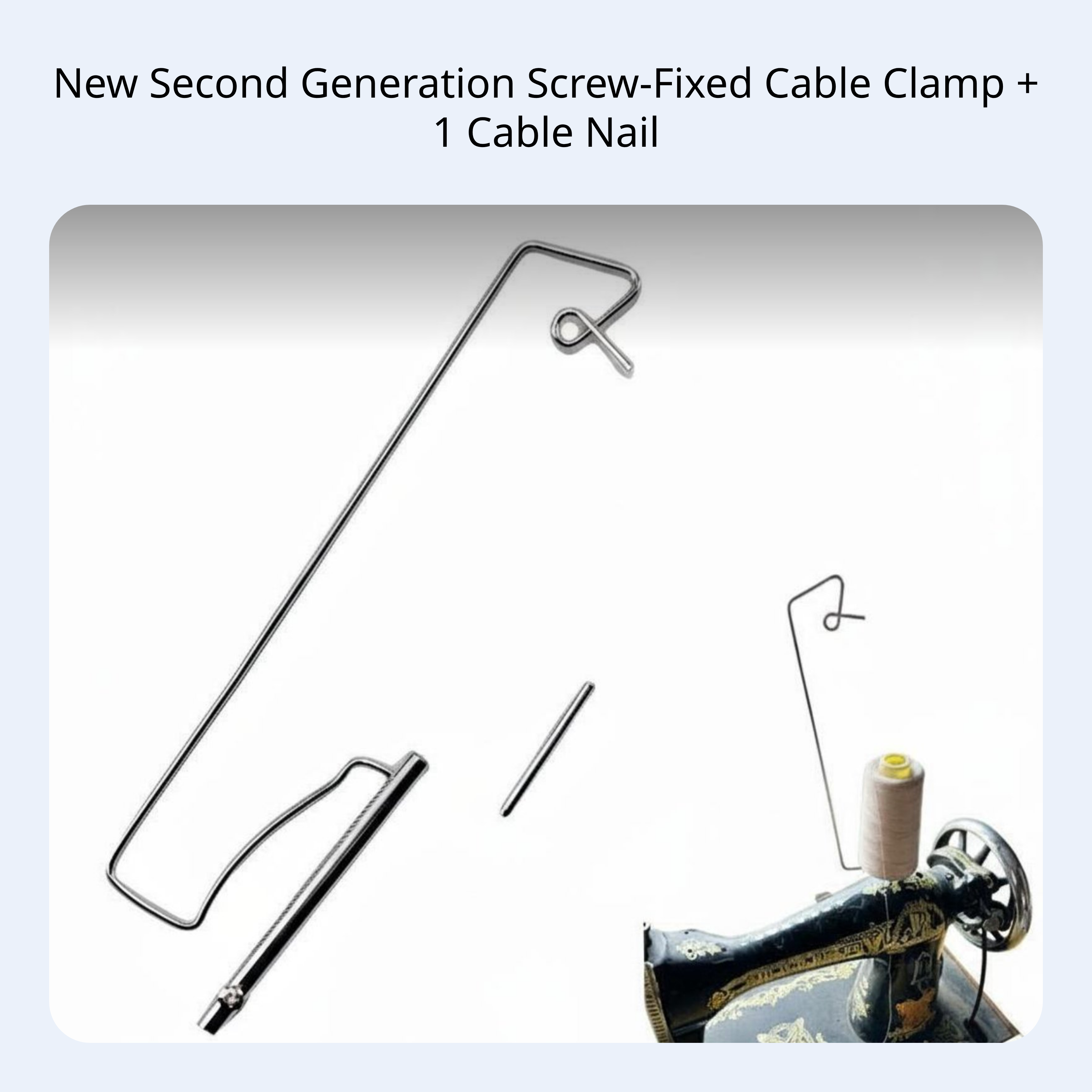 Vintage metal screw-mount thread stand