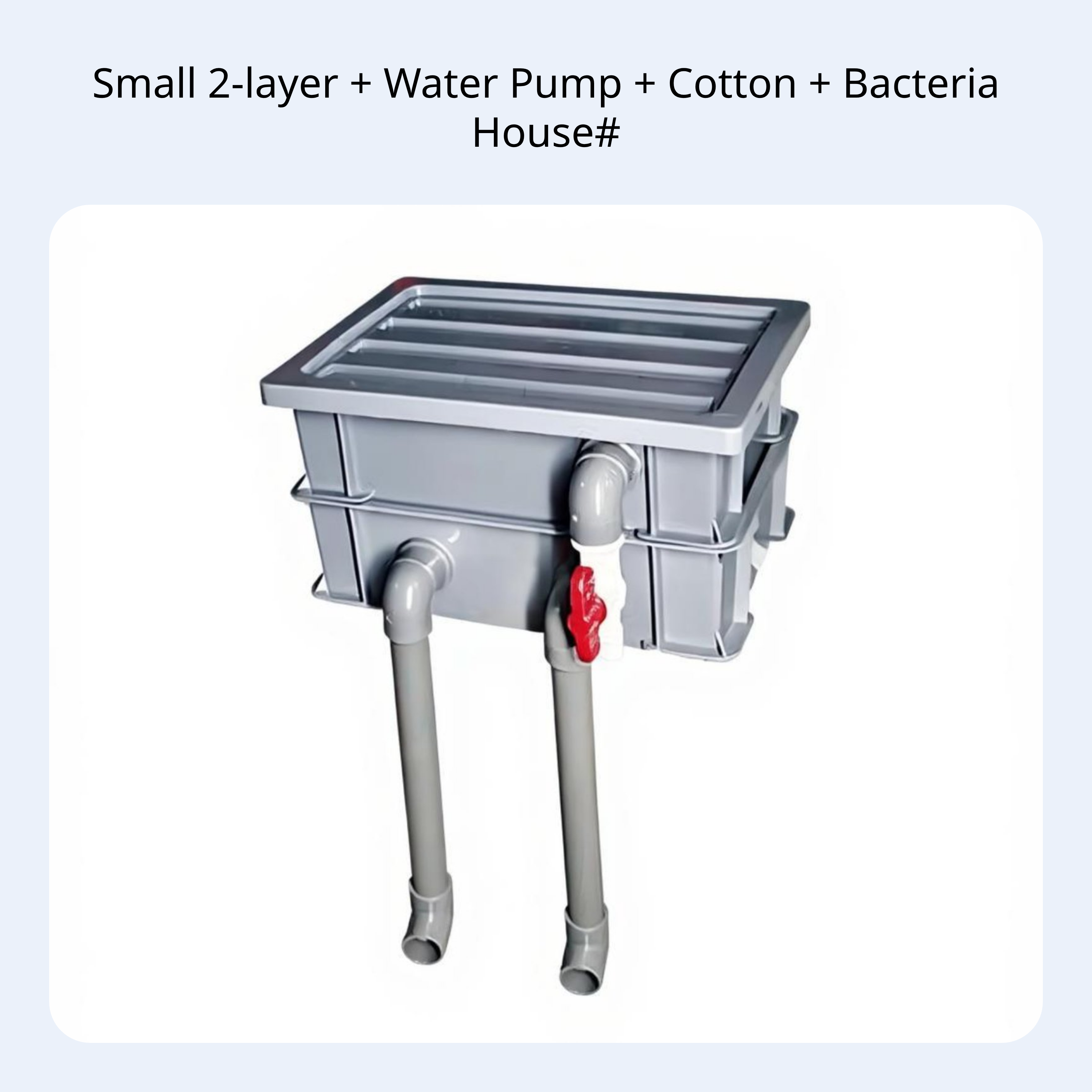 Aquatic Habitat Purifier System with Triple Filtration