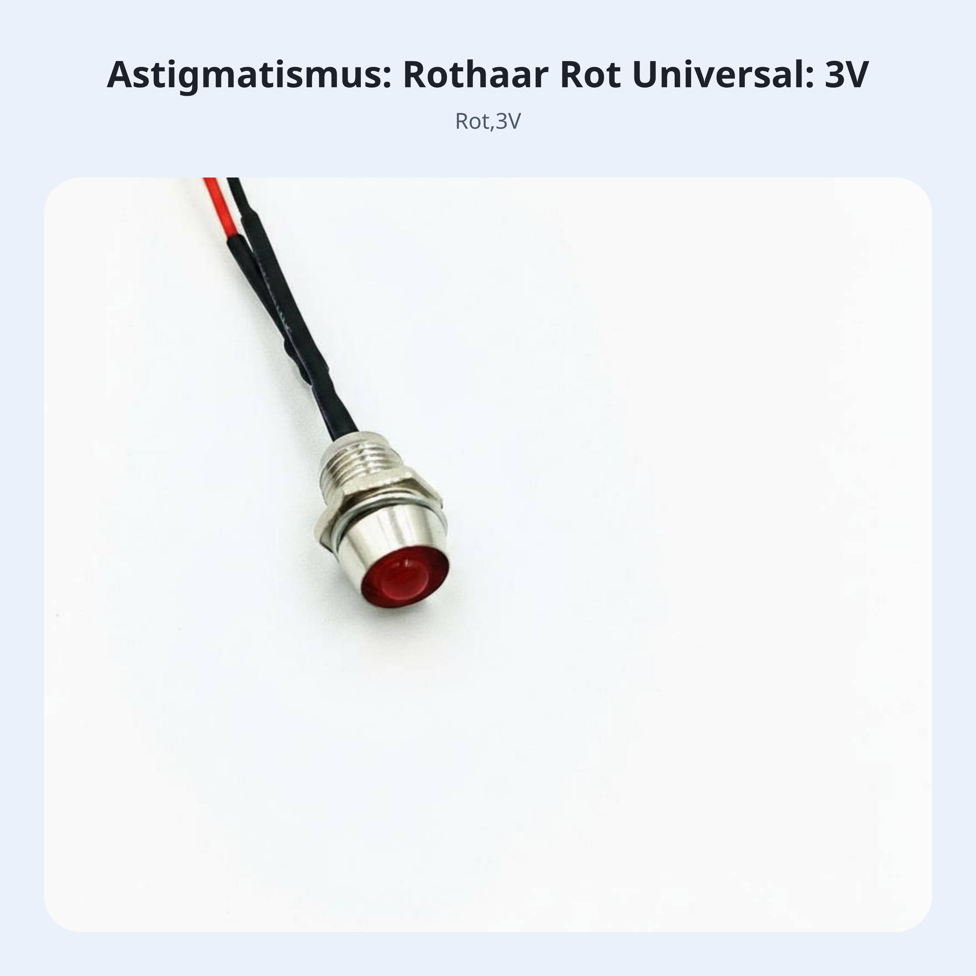 8mm Metall-Licht eM und Ttierende Diode-Anzeige Vorverdrahtet Licht eM und