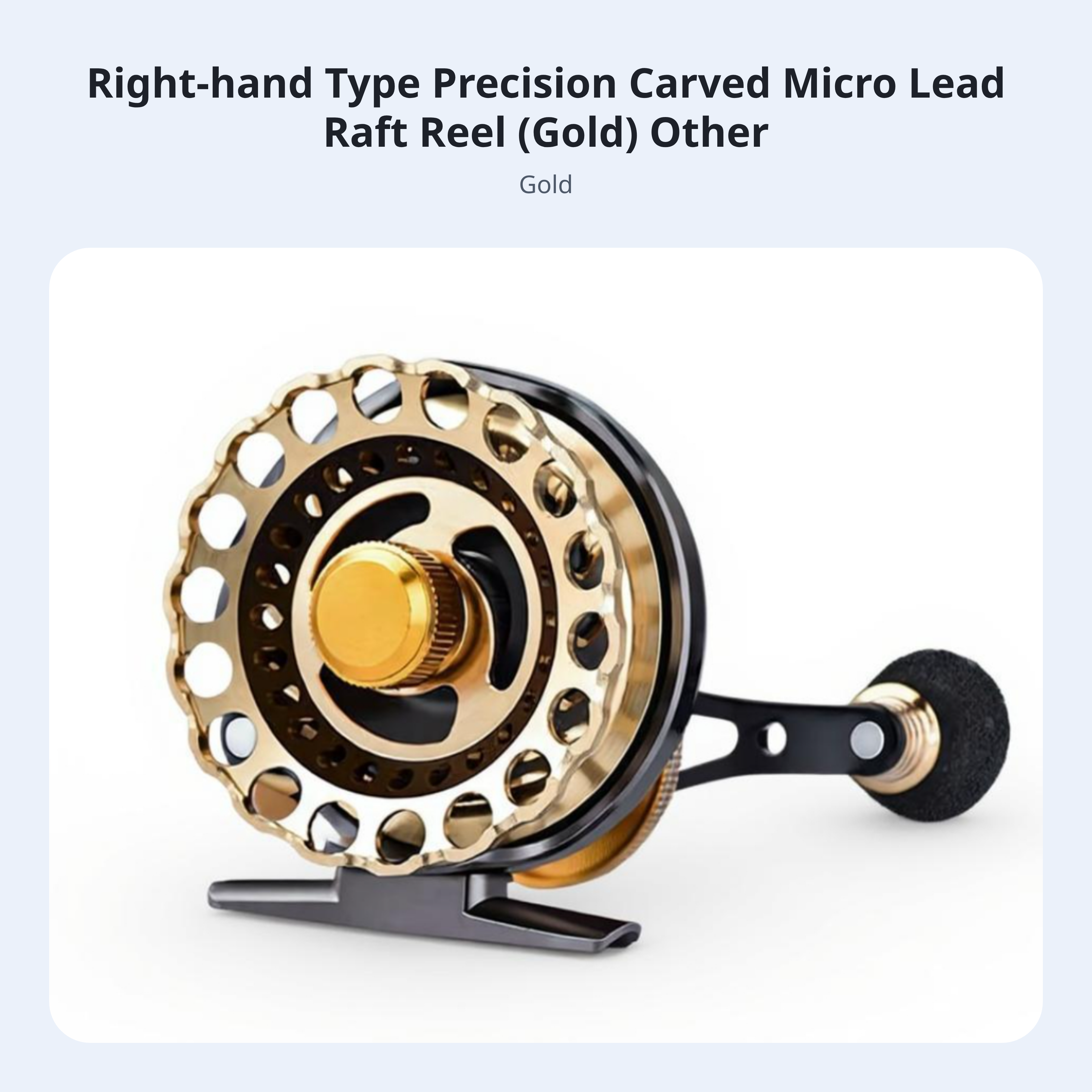 Aluminum Alloy Fishing Reel, Slow Descent, Outdoor