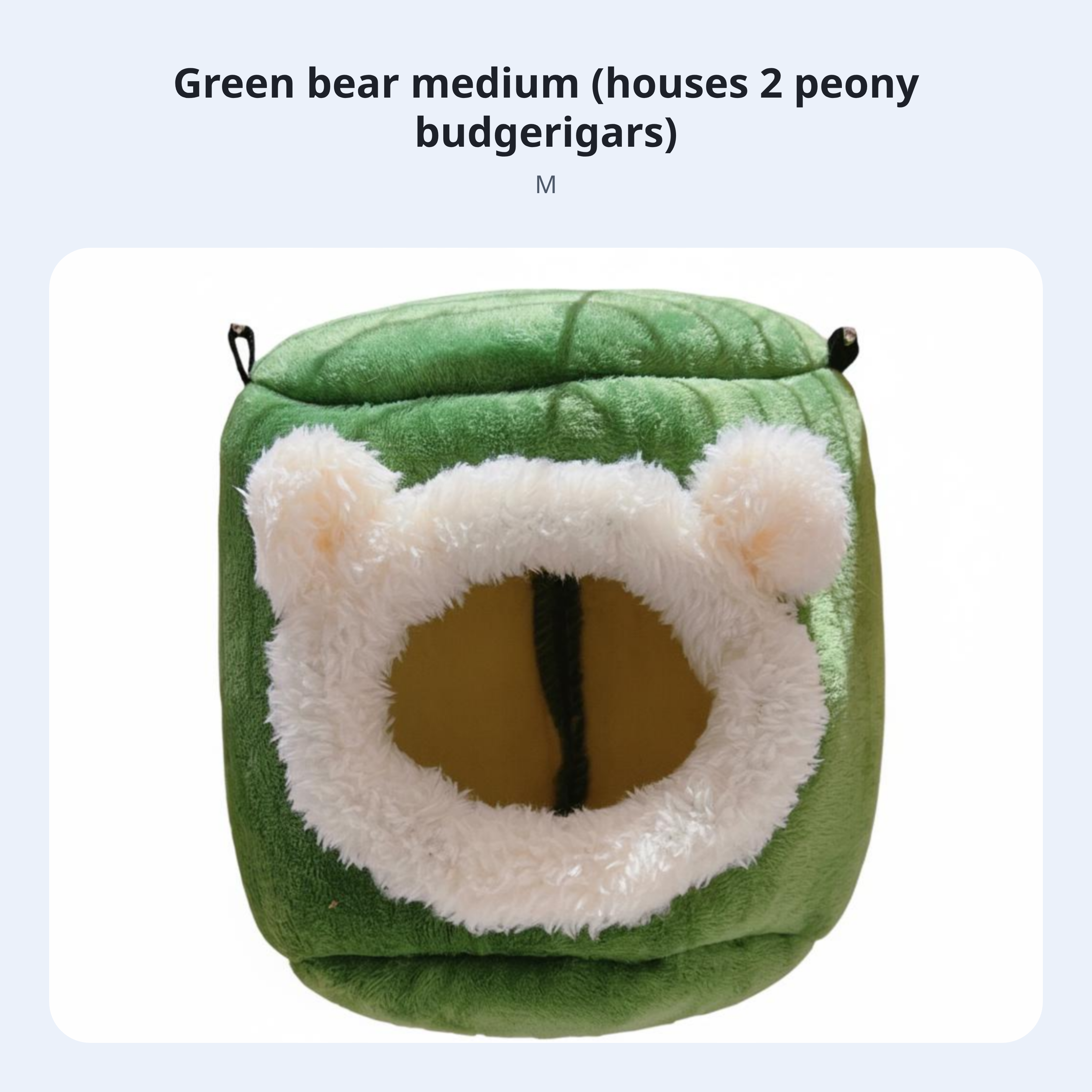 Plush Bird SwingWarm Parrot SanctuaryHanging Bed for Cage