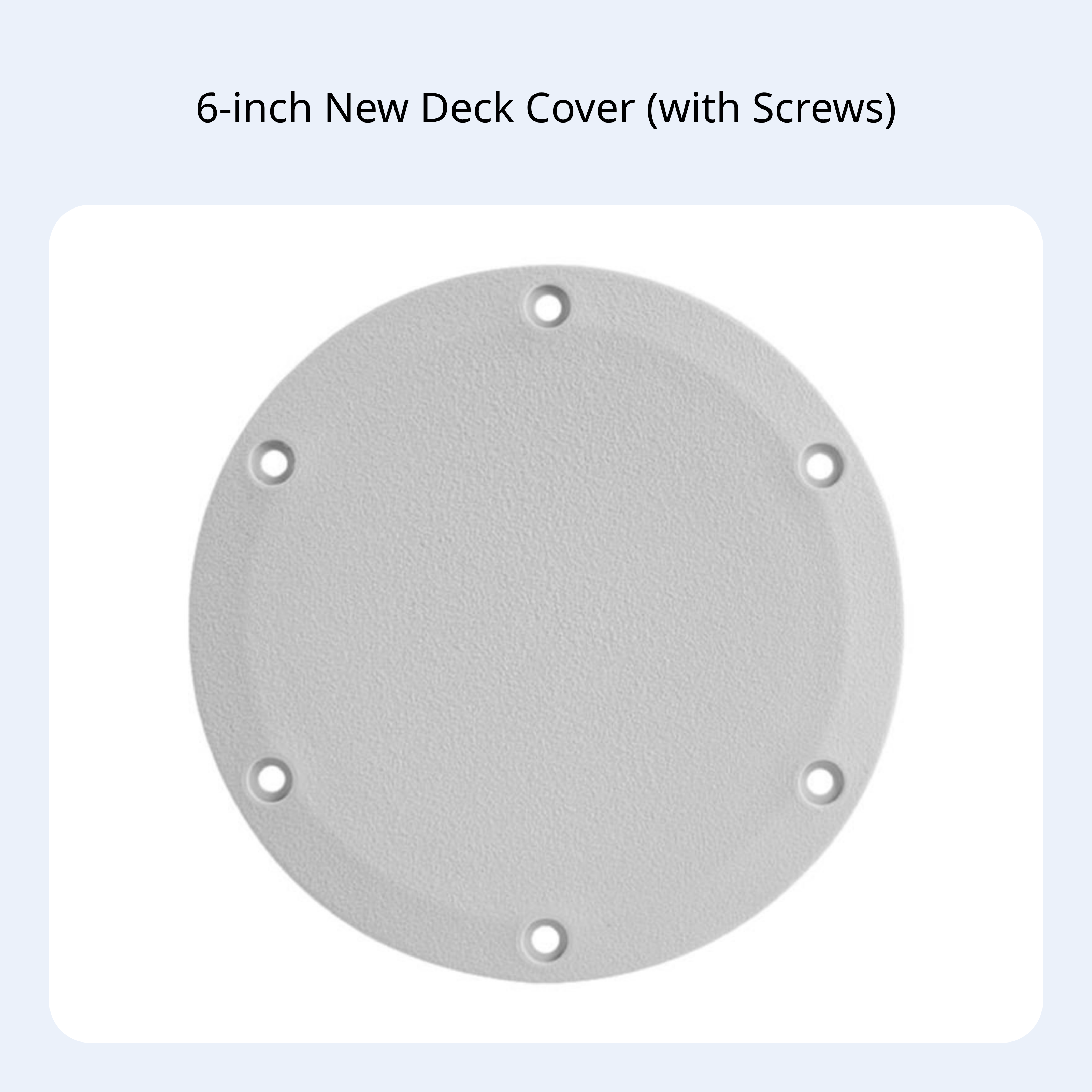 Boat Deck Cover, ABS Waterproof, Non-Slip, Ivory
