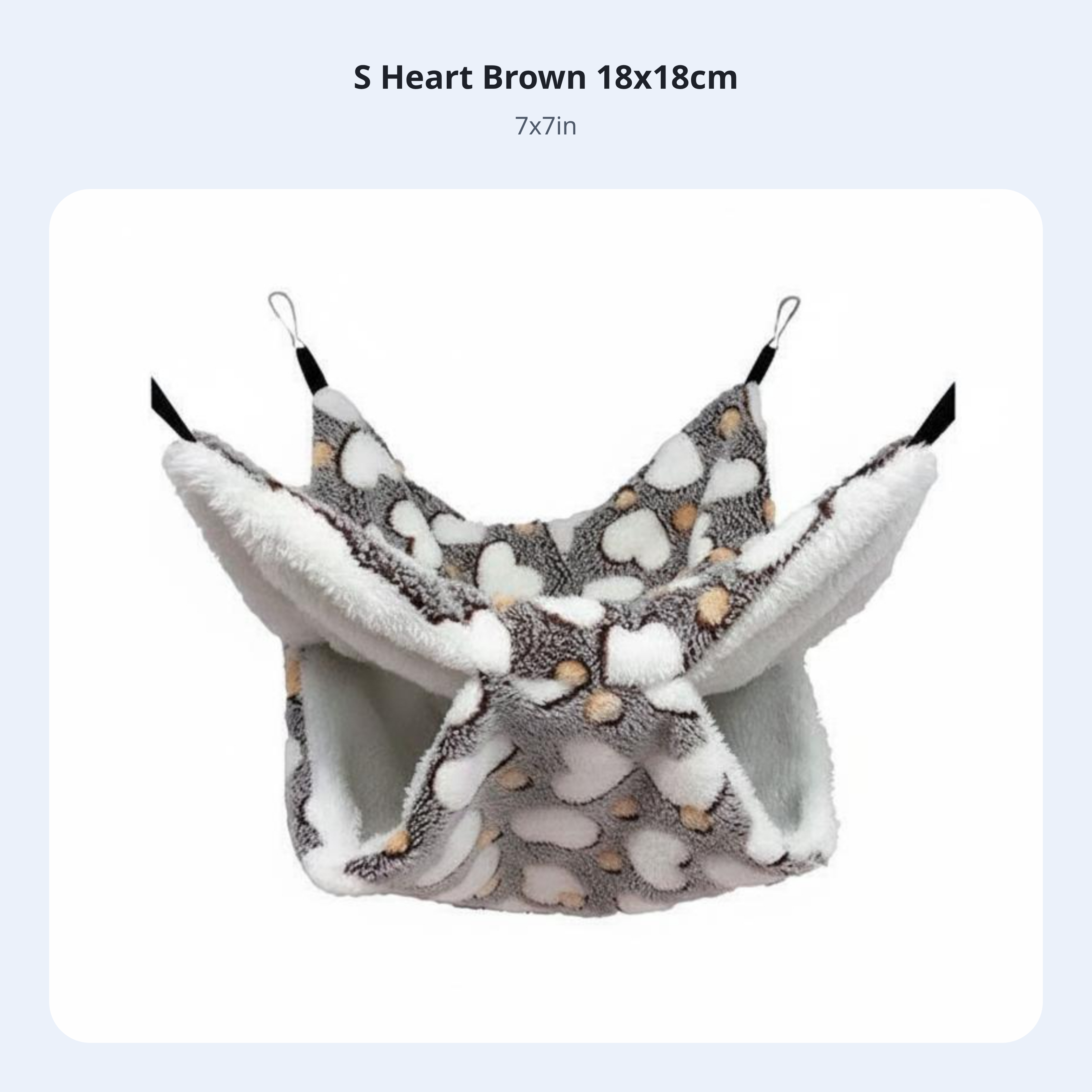 Hanging Bed for Hamster, Comfortable Cotton, Indoor Use