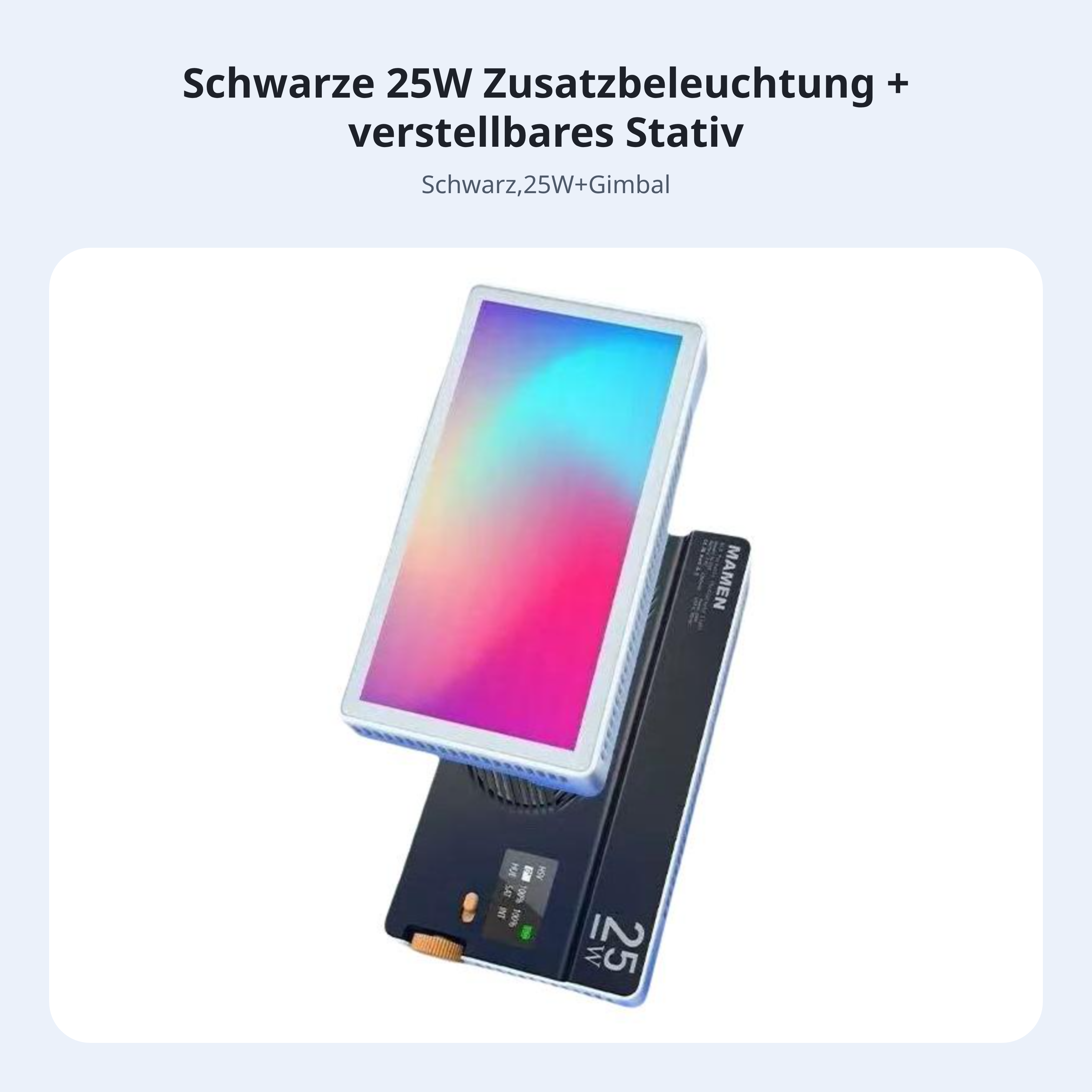 40W RGB LED Panel, dimmbar, tragbar