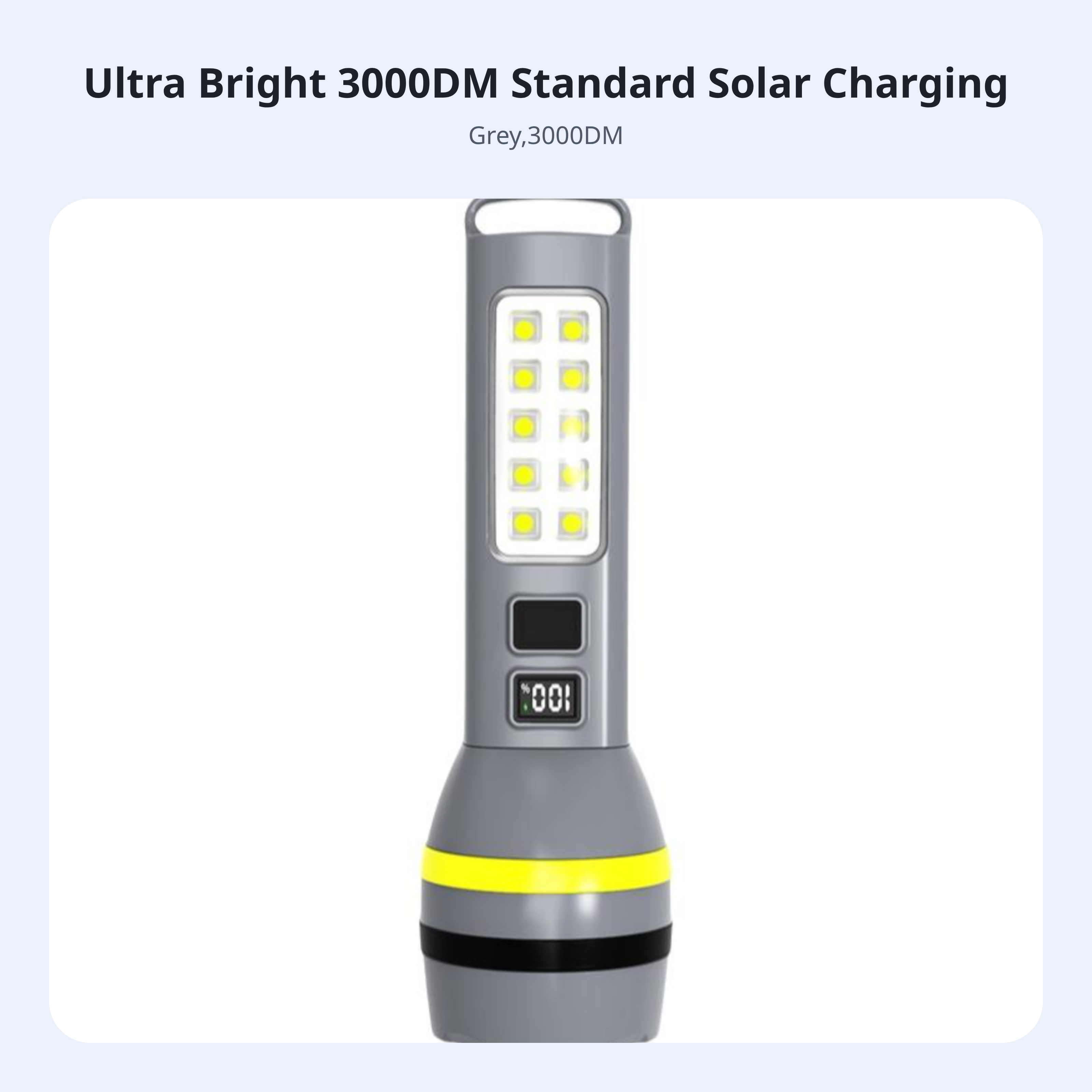Solar USB Waterproof Handheld Light