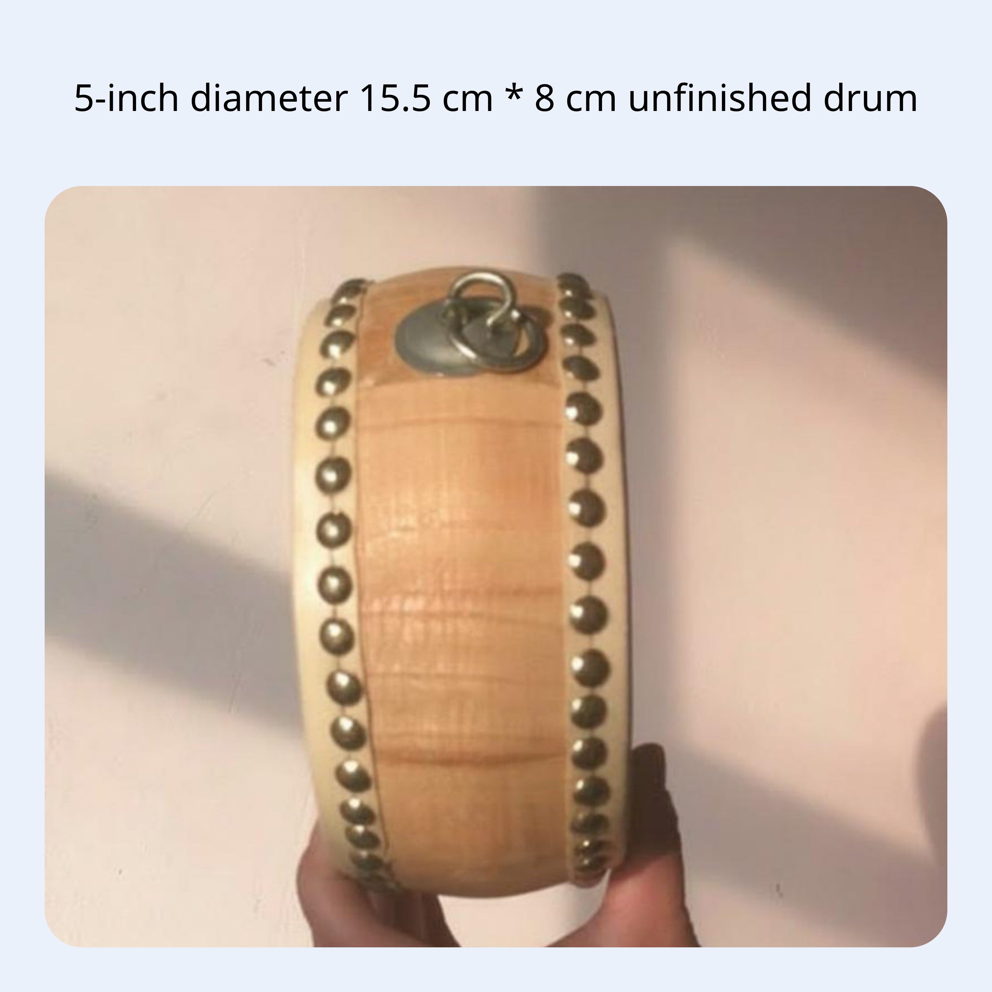 Flat Drum Set, Cowhide Percussion for Kids, Dance, Teaching