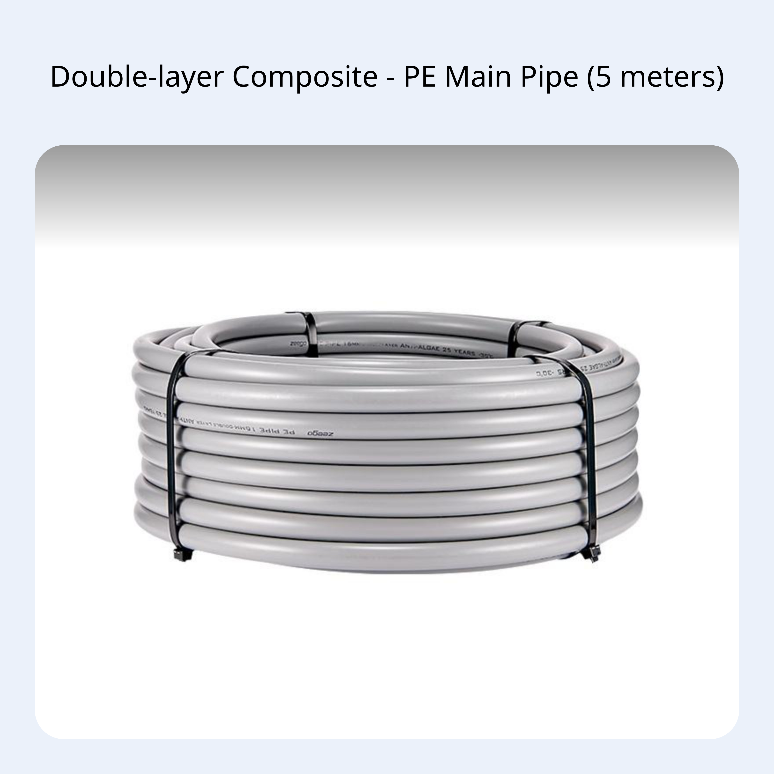 PE Dual-Layer Drip Irrigation Pipe for Sprinkler Systems