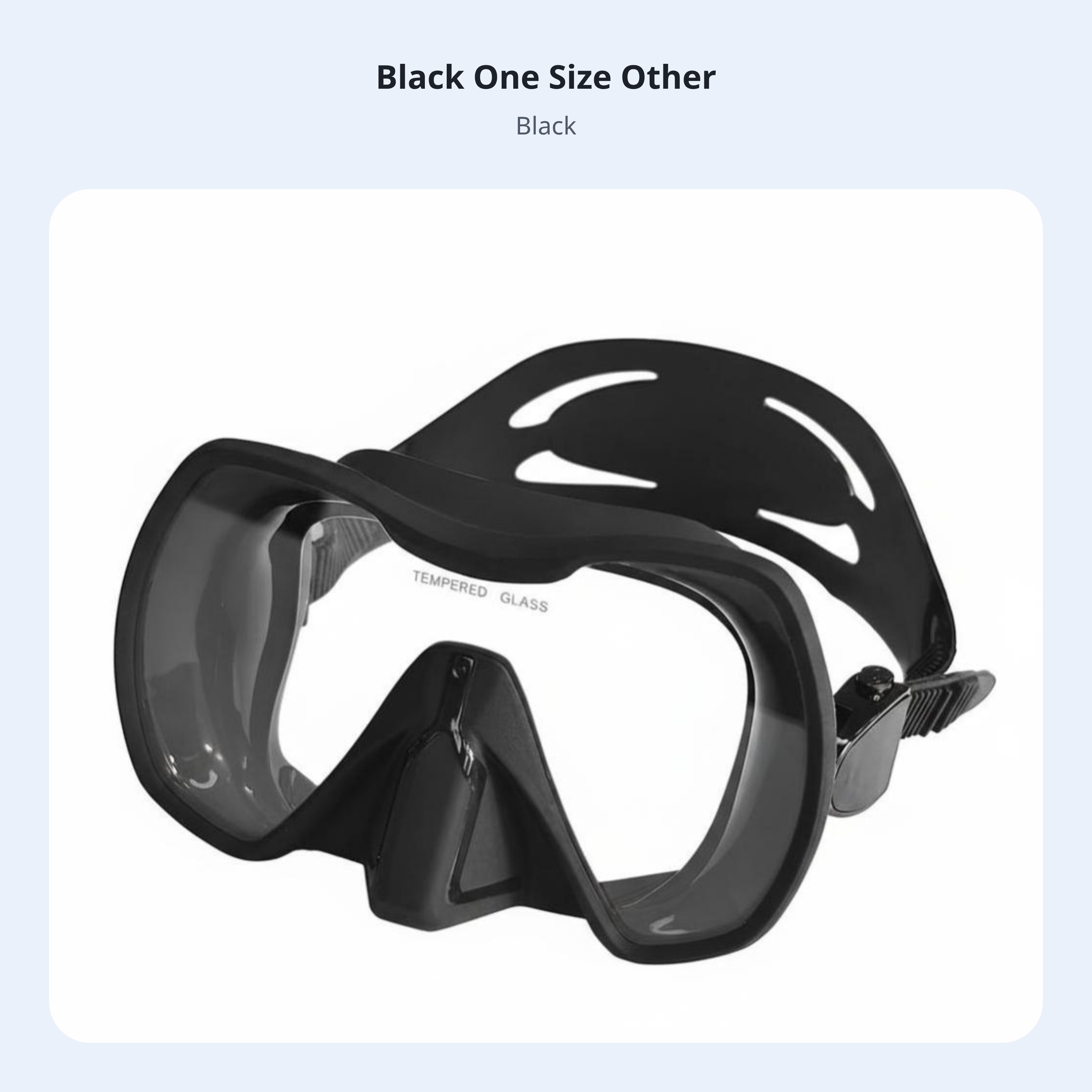 Unisex diving goggles, silicone seal