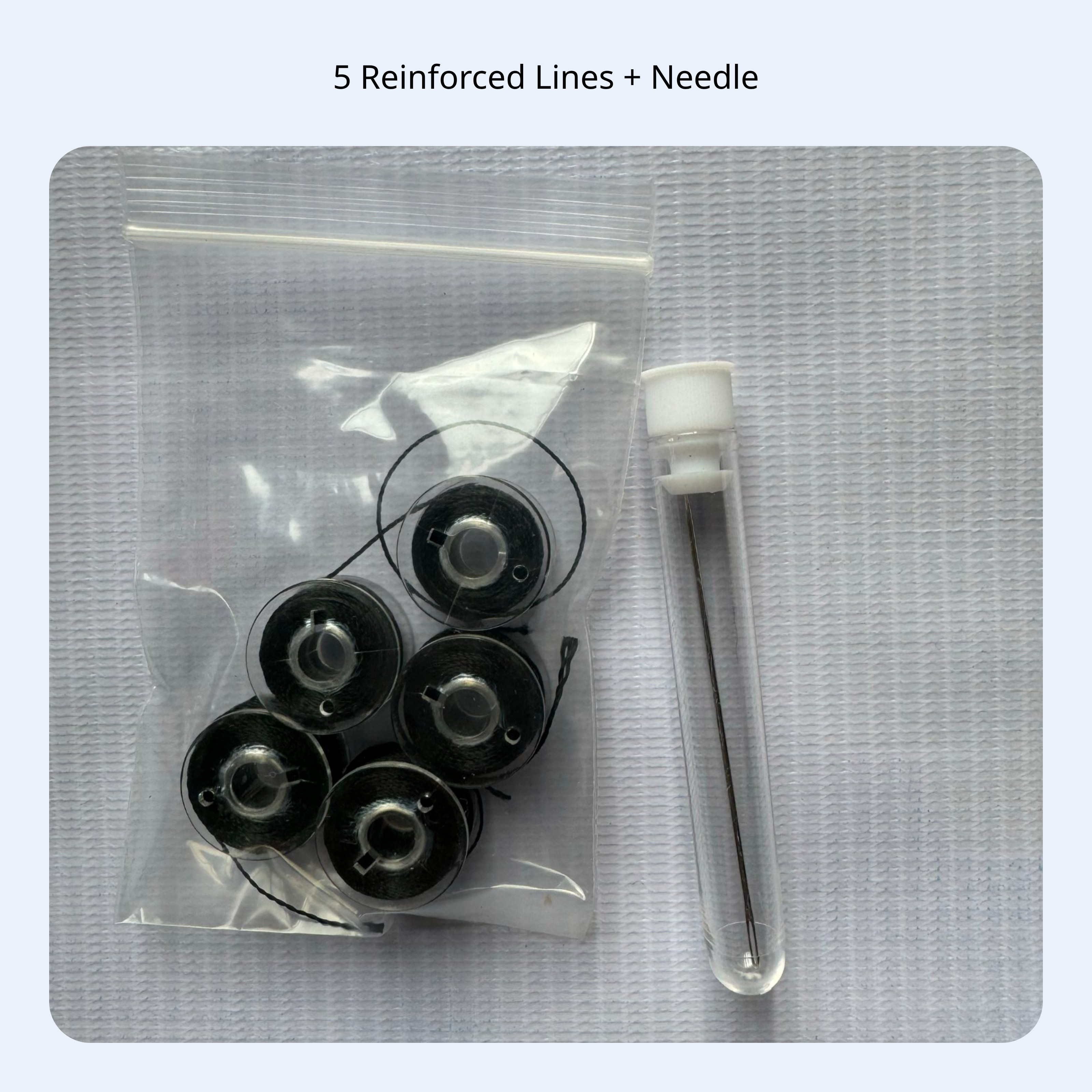 Trampoline Repair Kit: needle, thread