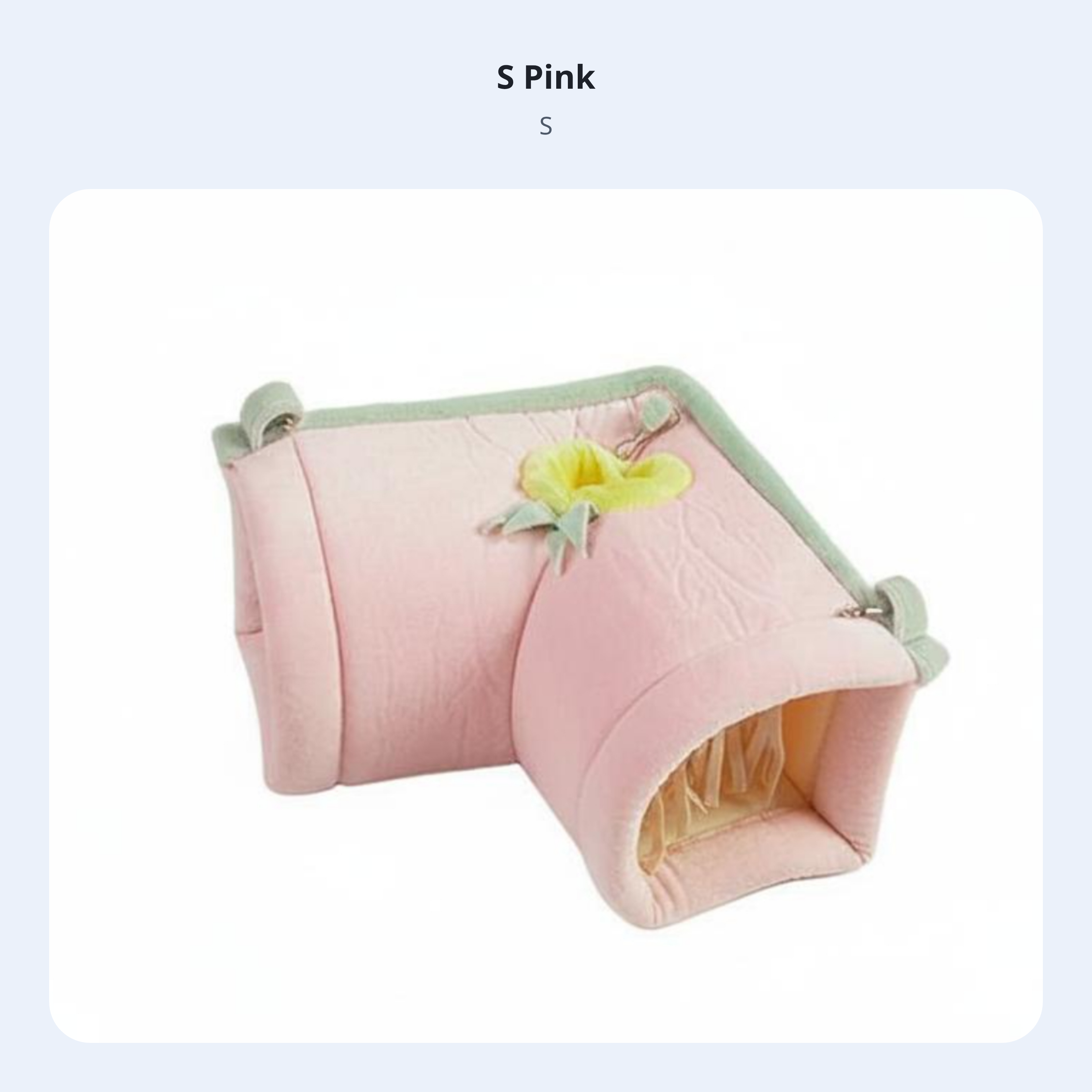 Washable plush pet tunnel bed
