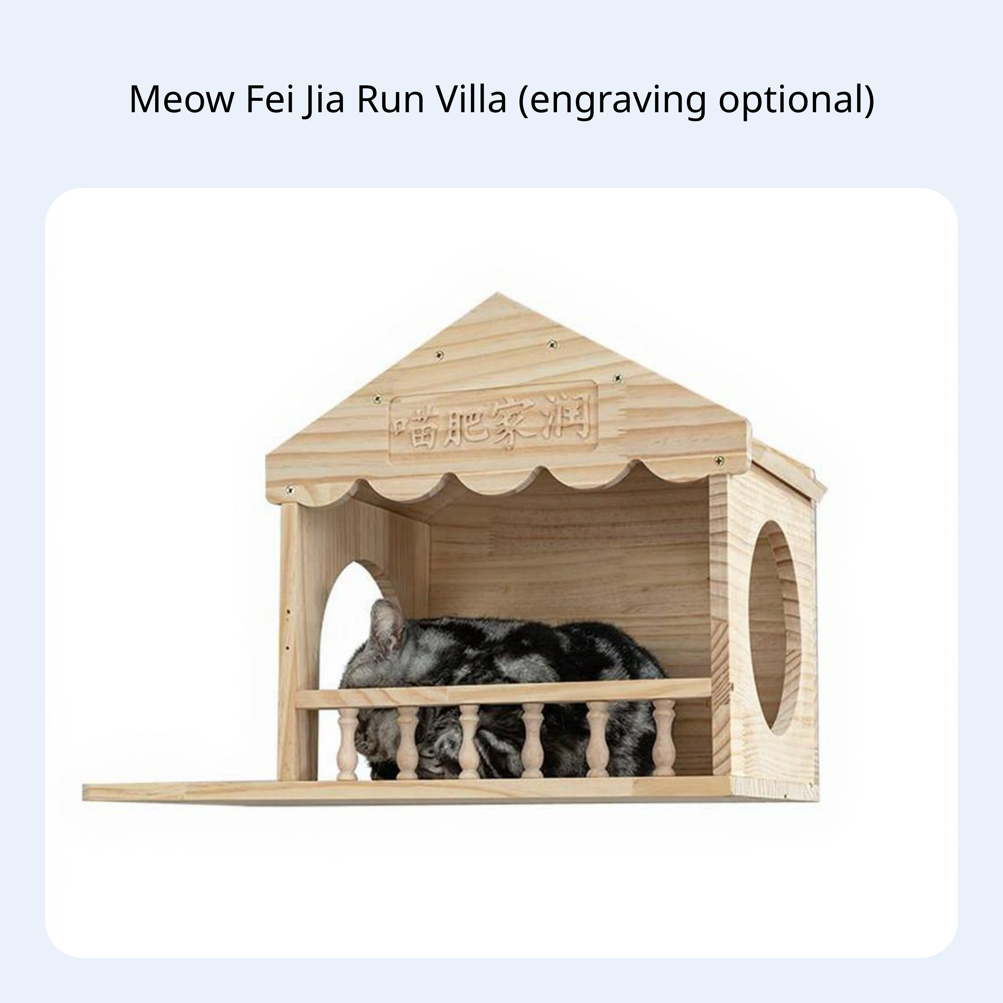Wall-Mounted Wood Cat Climbing Frame and Condo