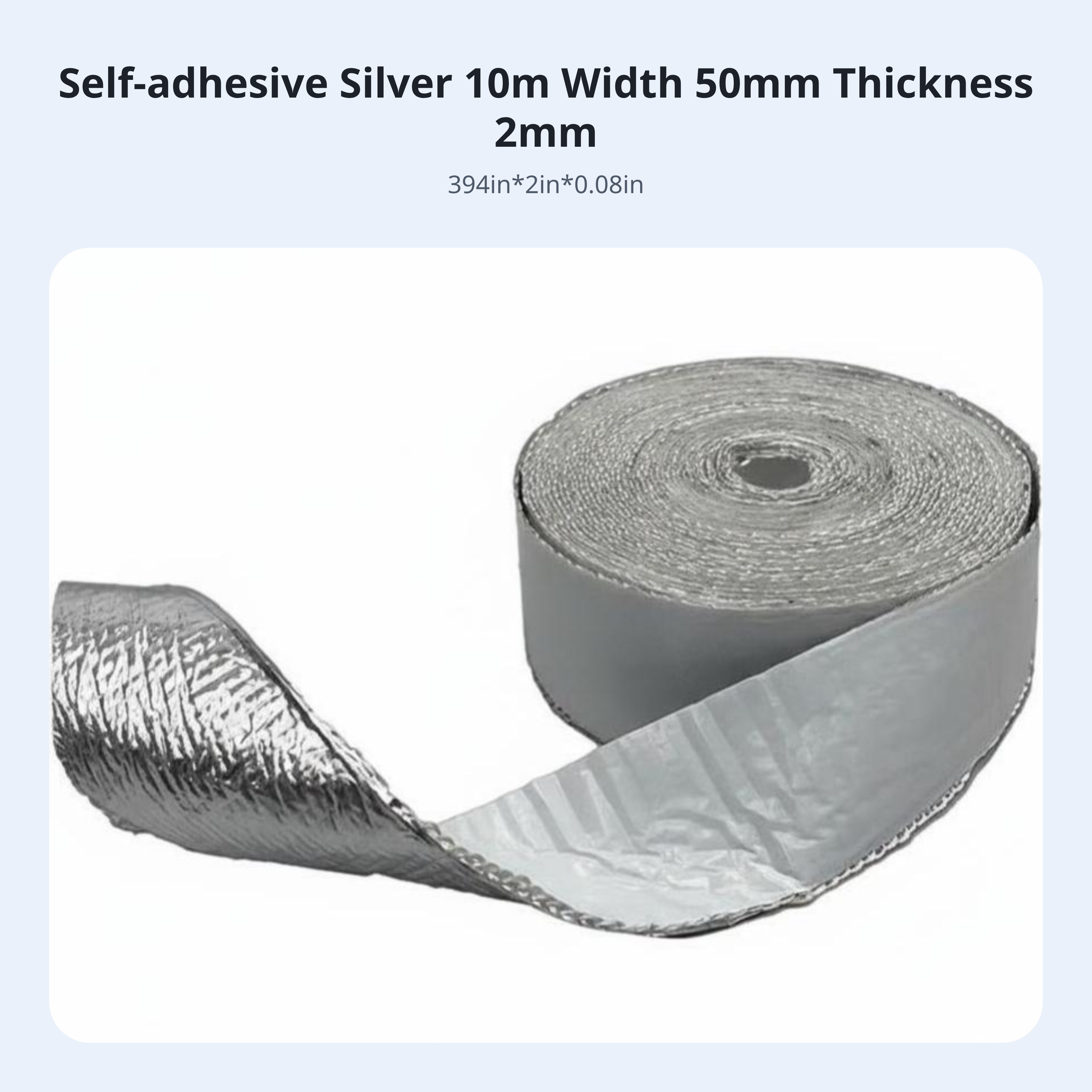Silver Insulation Wrap Shield