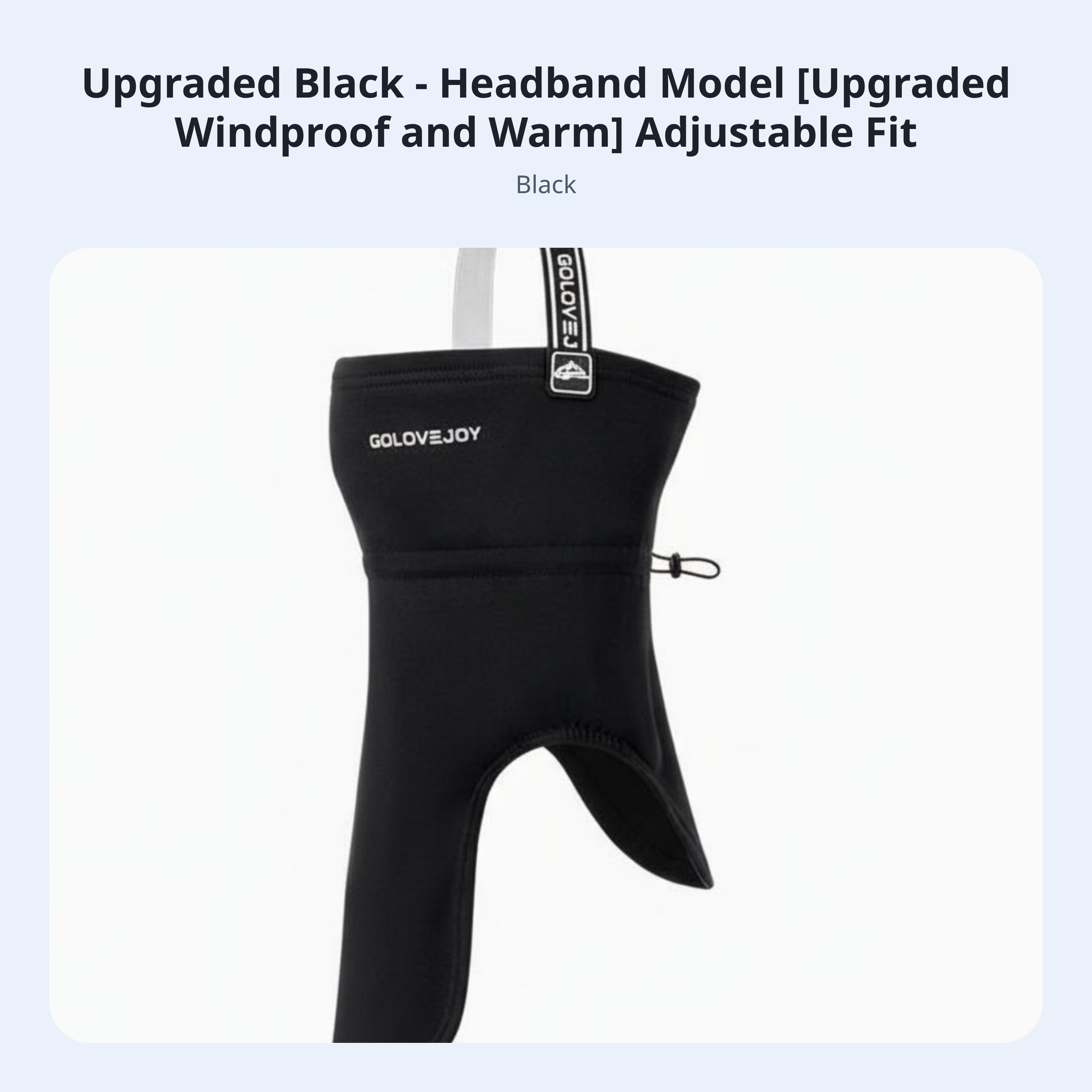 Windproof ski balaclava