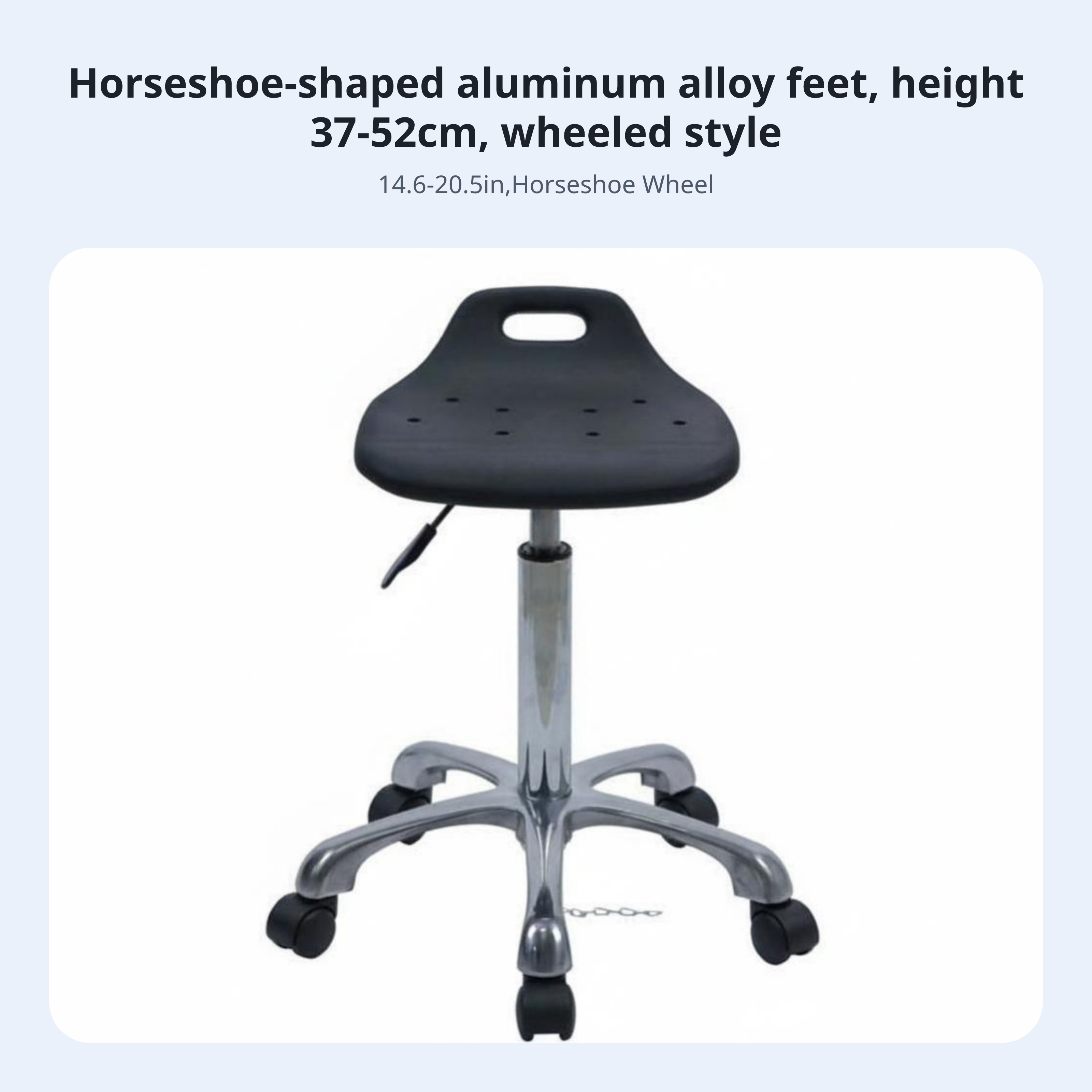 Anti-Static Rolling Stool Burst-Resistant-Proof Gas Lift for Garage
