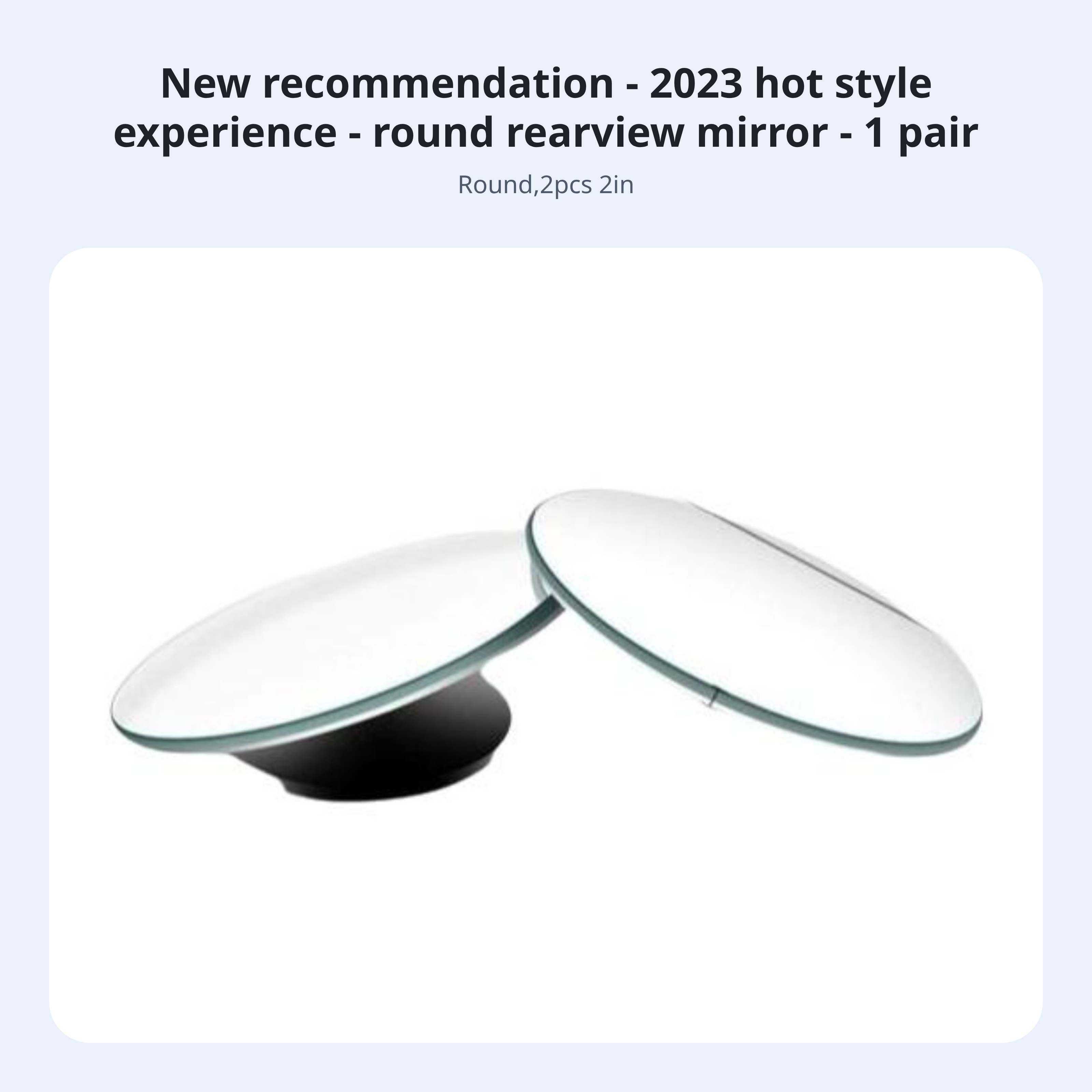 360° adjustable convex motorcycle mirror