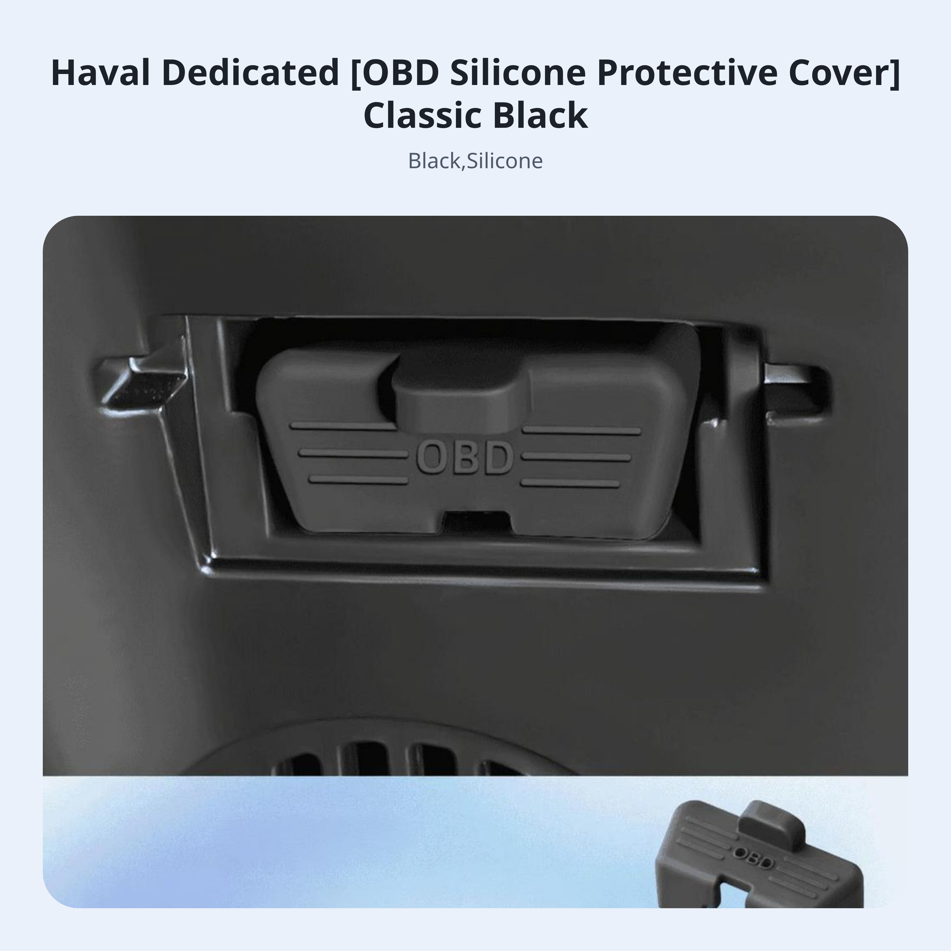 Silicone OBD Diagnostic Interface Protective Cover, dustresistant Cap, suitable