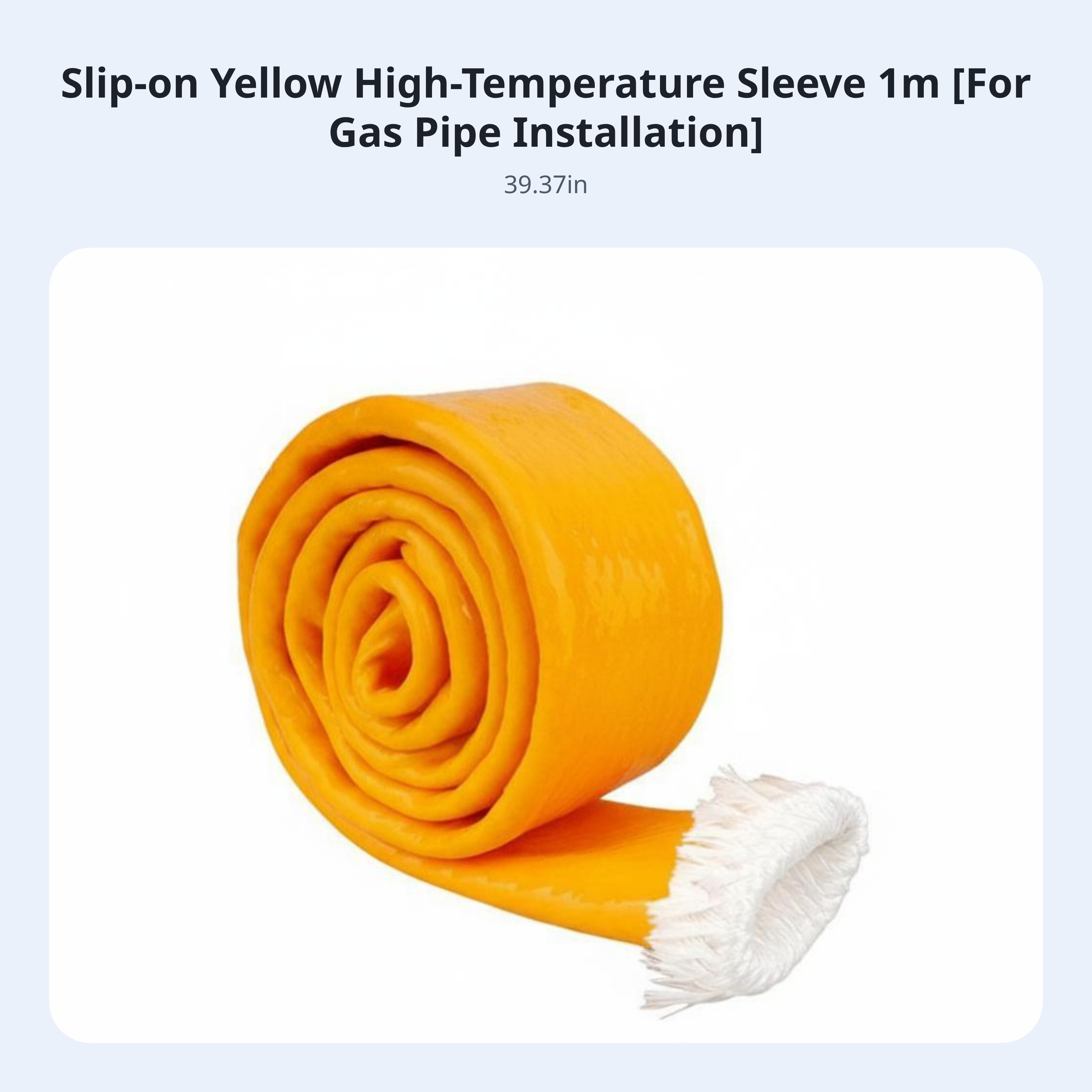 High-temp aluminum sleeve for wires