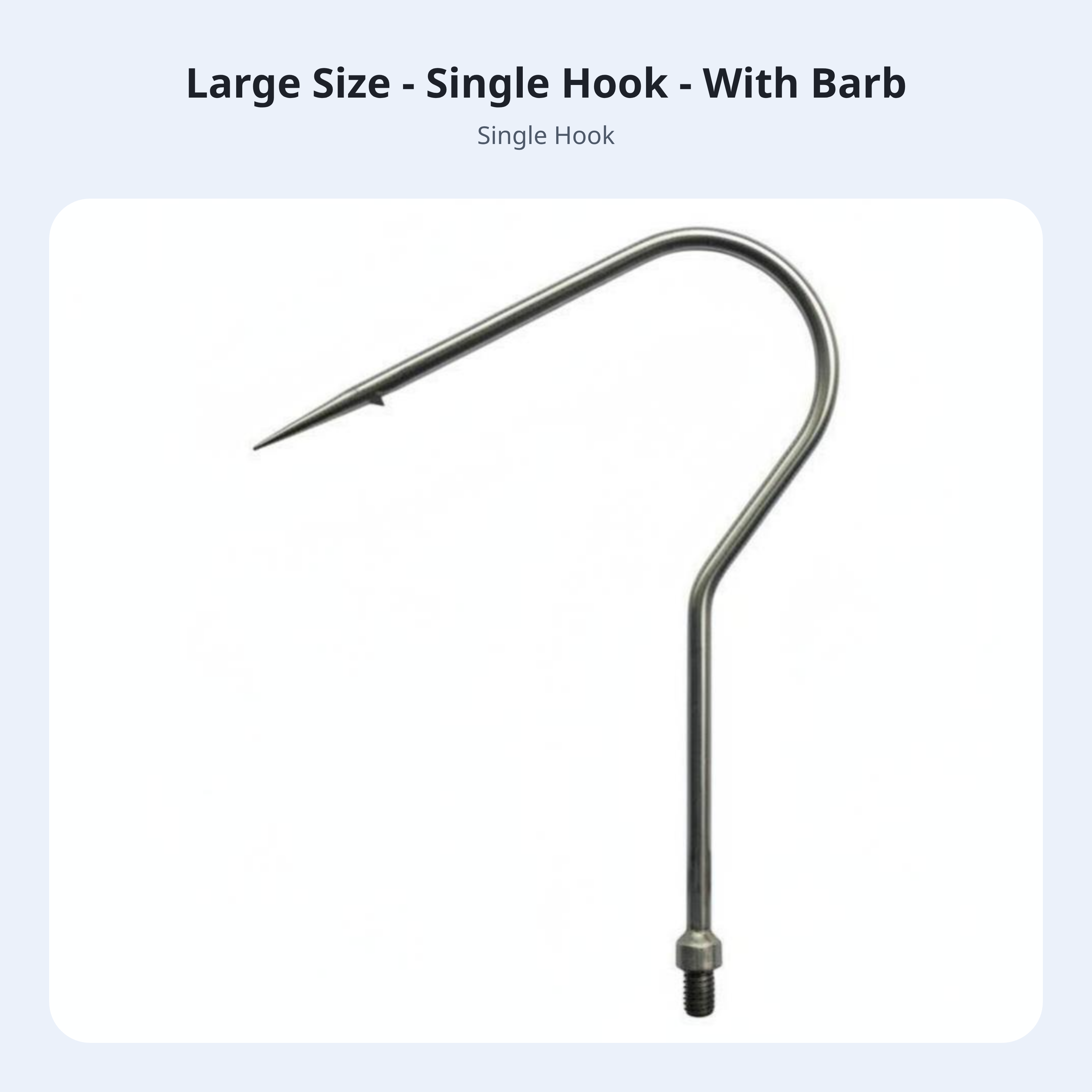 Stainless Steel Double Hook Secure Grip for Fishing
