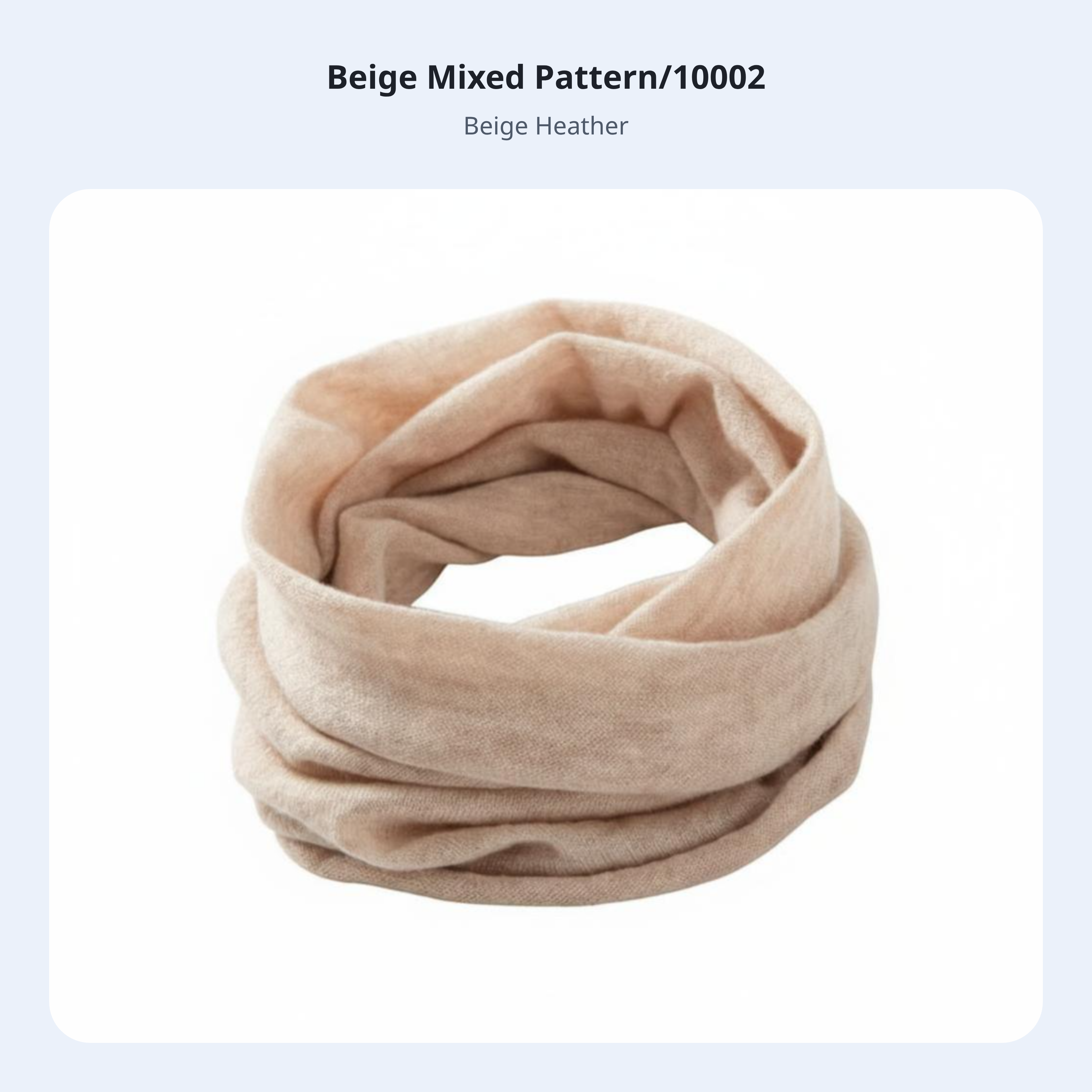 Cashmere neck warmer for running