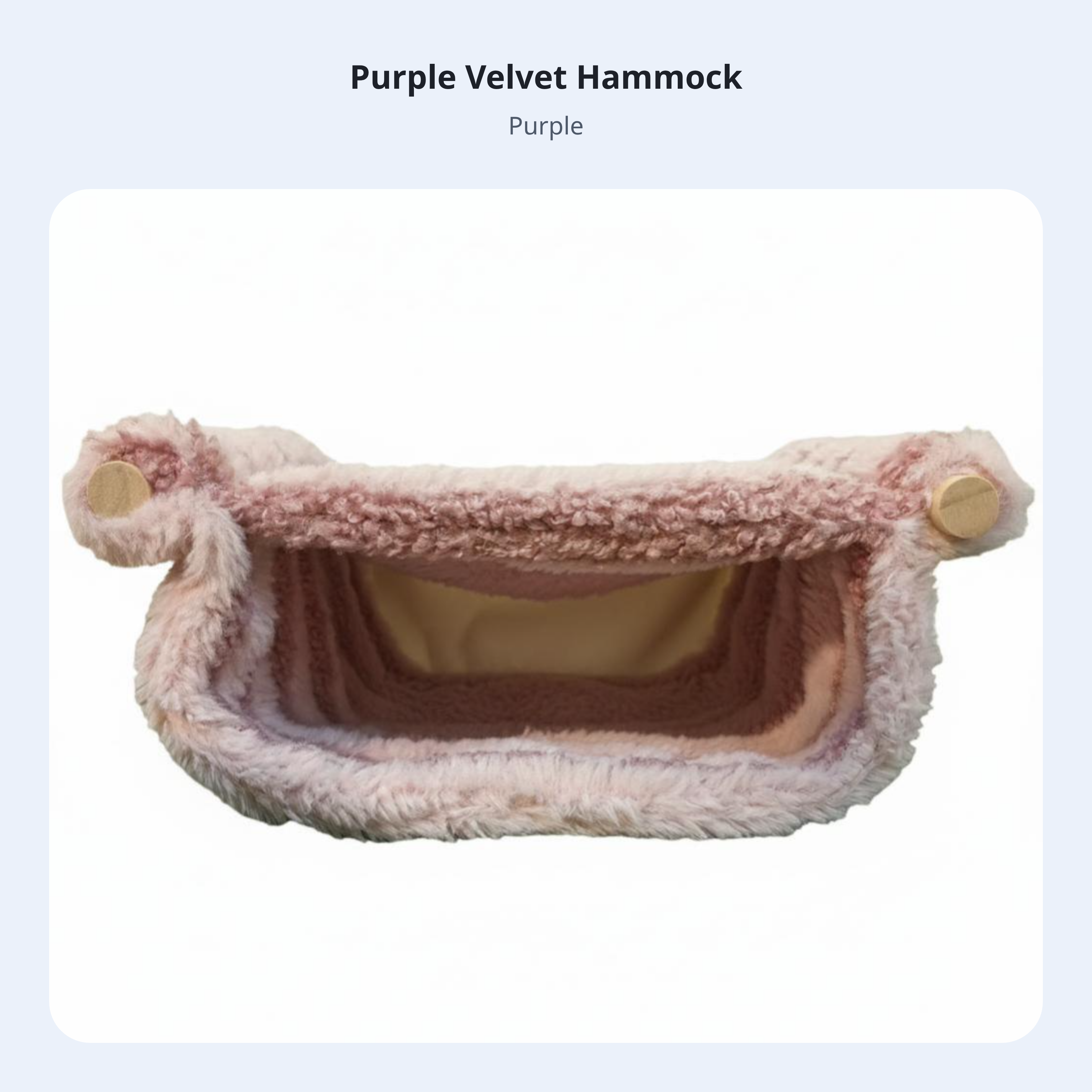 Guinea Pig Hanging Bed, Plush Tunnel, Indoor Accessory