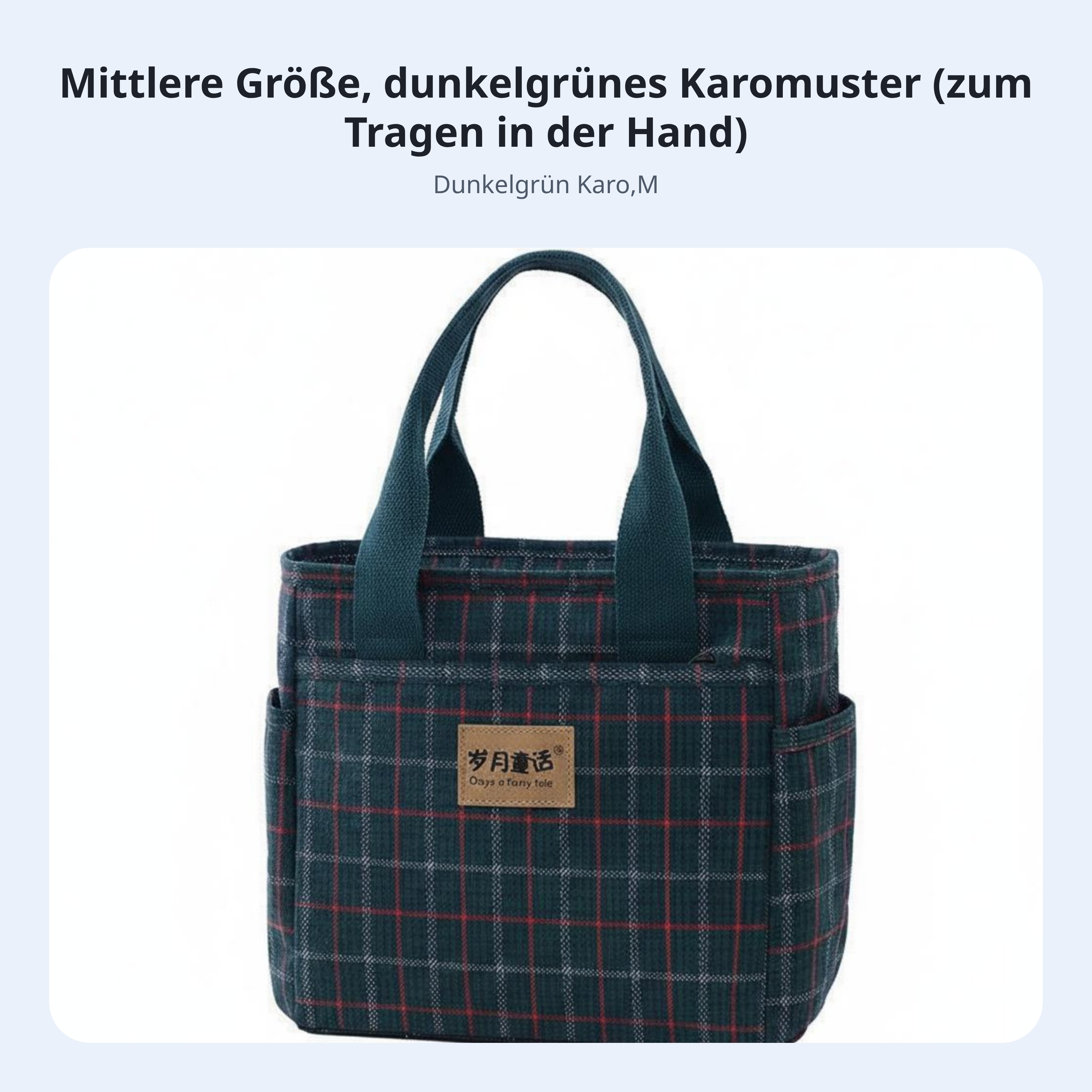 Canvas-Tragetasche Vielseitig Kombinierbar Mini-Leinwandtasche Wiederverwendbar