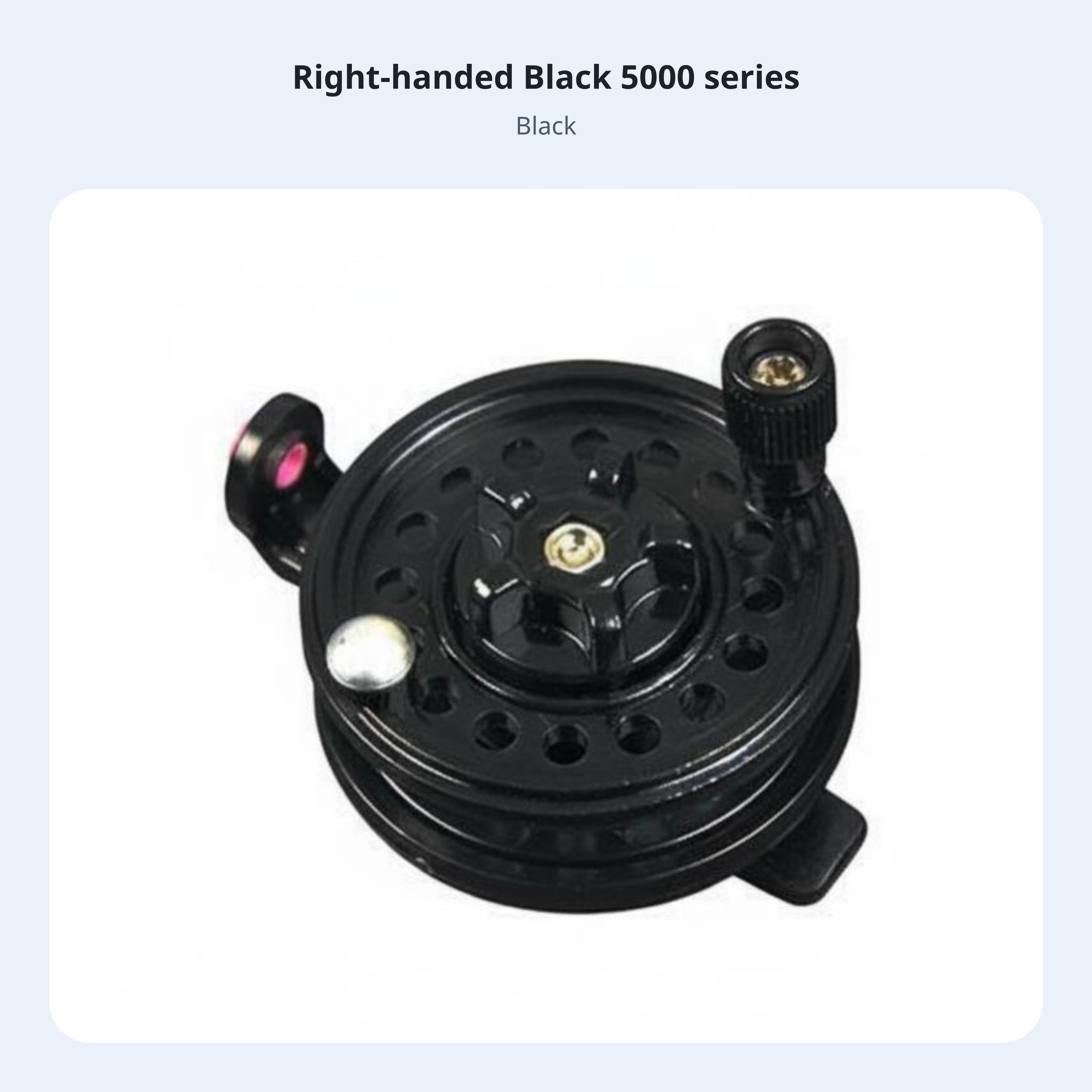 Lightweight right-hand ice reel