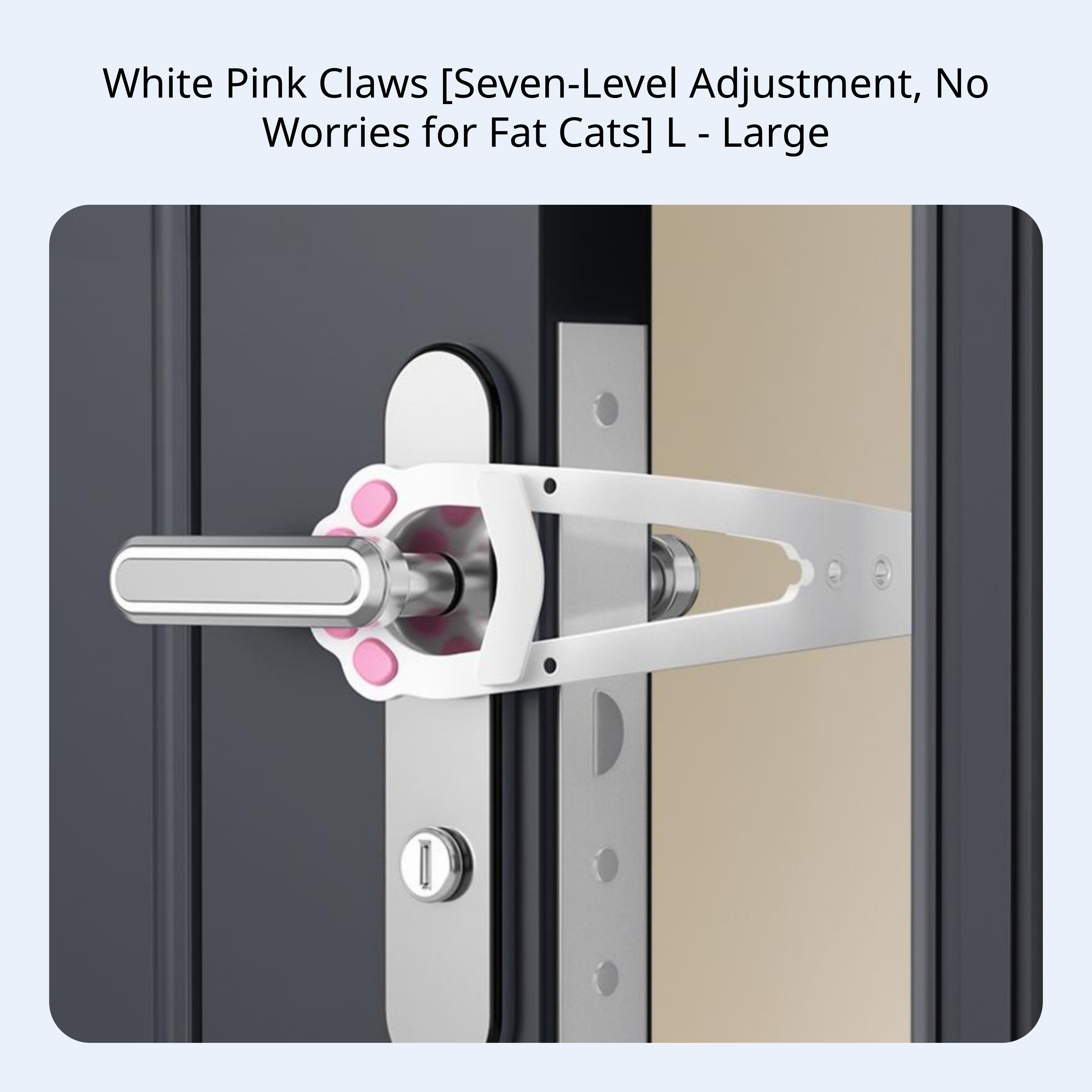 Adjustable Pet Door Guard, Cat Paw, No-Drill, ABS