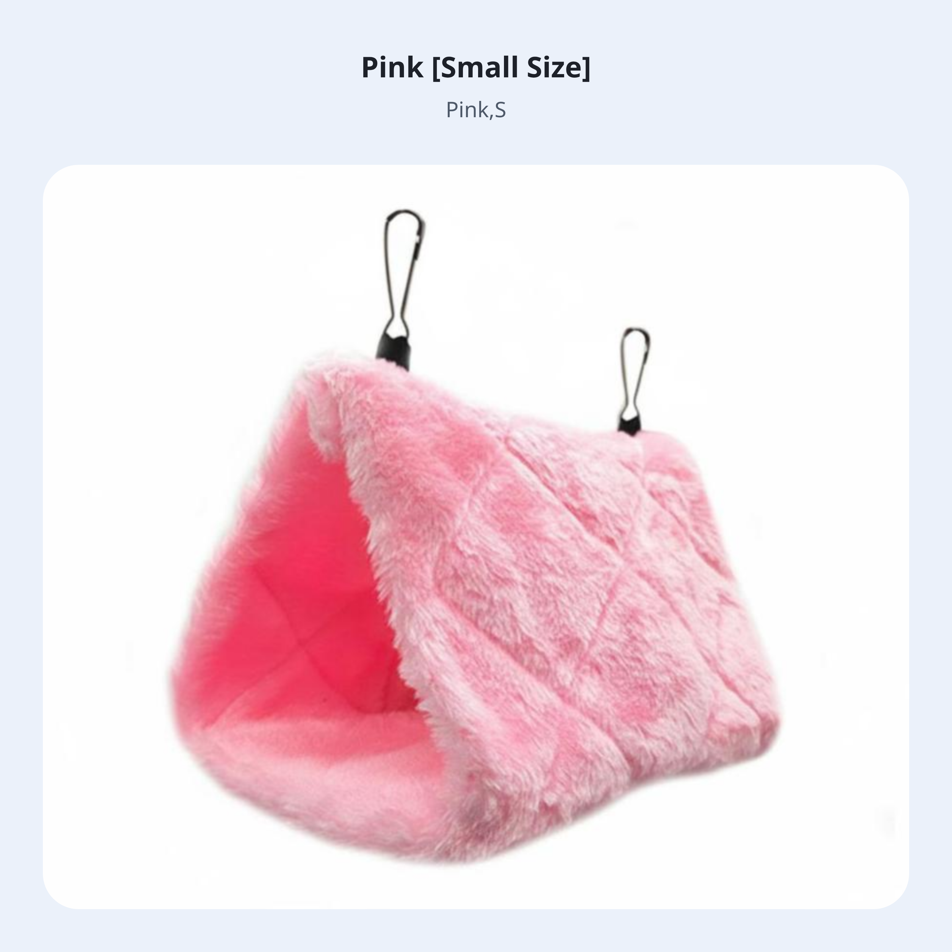 Soft Avian Haven House, Plush Hanging Bed, Winter Warmth