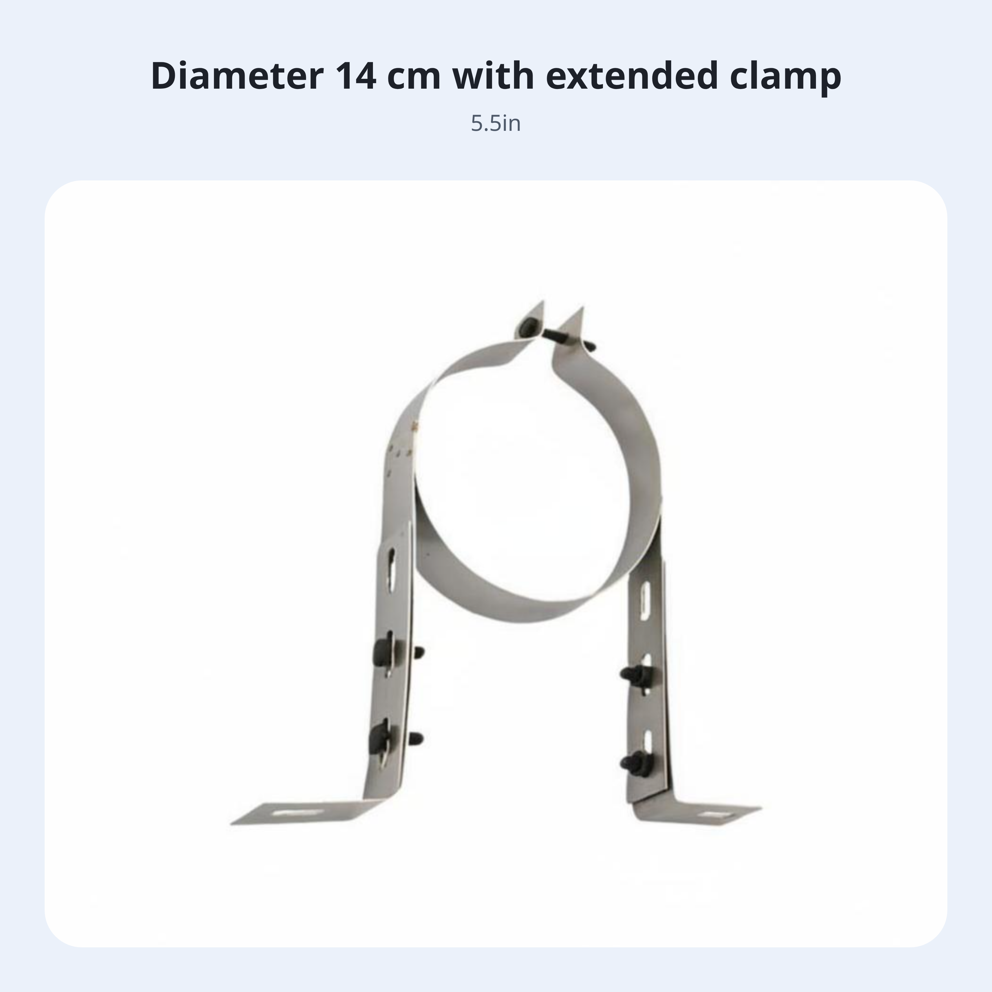 Stainless Steel Band MountingSturdy 10cm-23cm