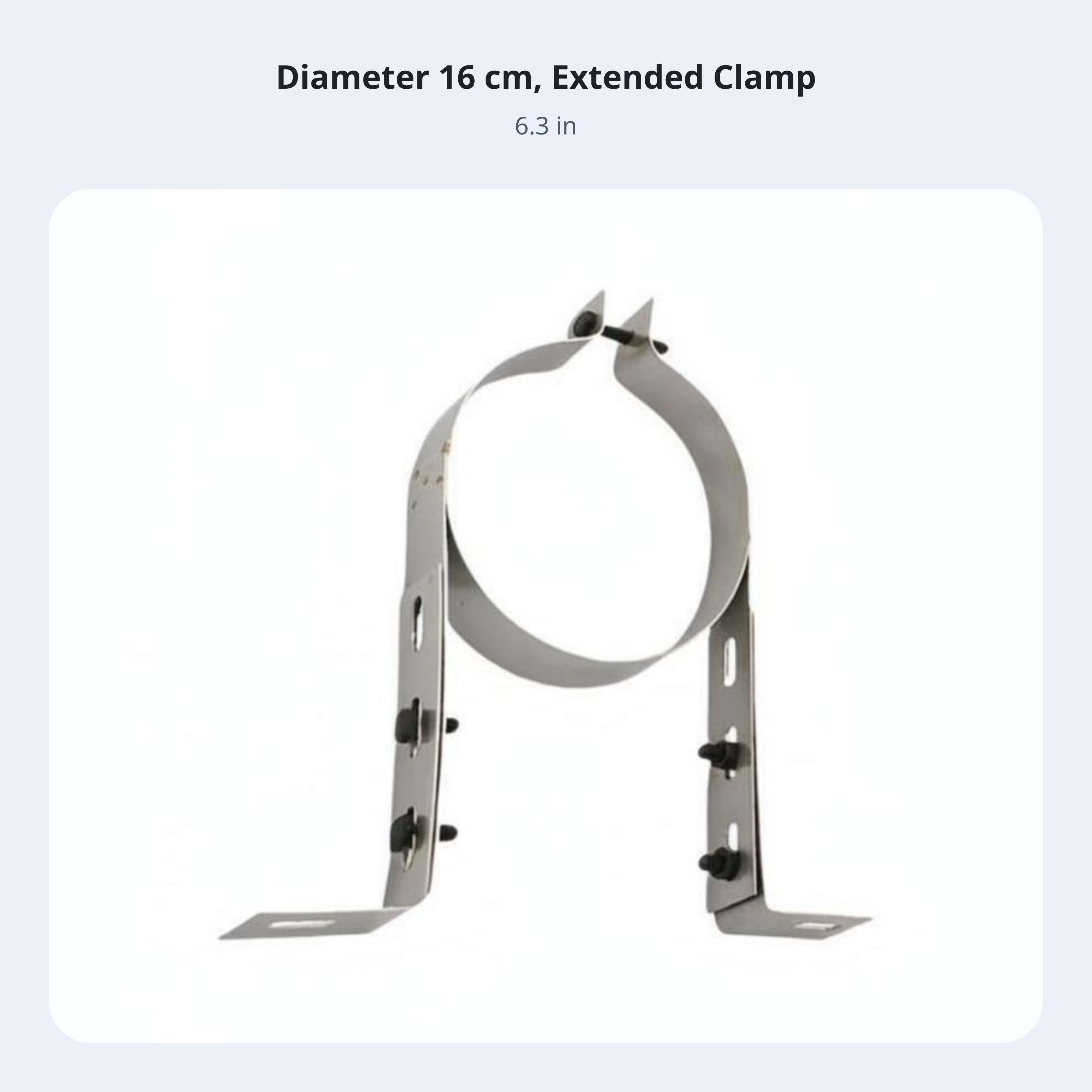 Stainless Steel Exhaust Fixing Bracket10cm-23cm