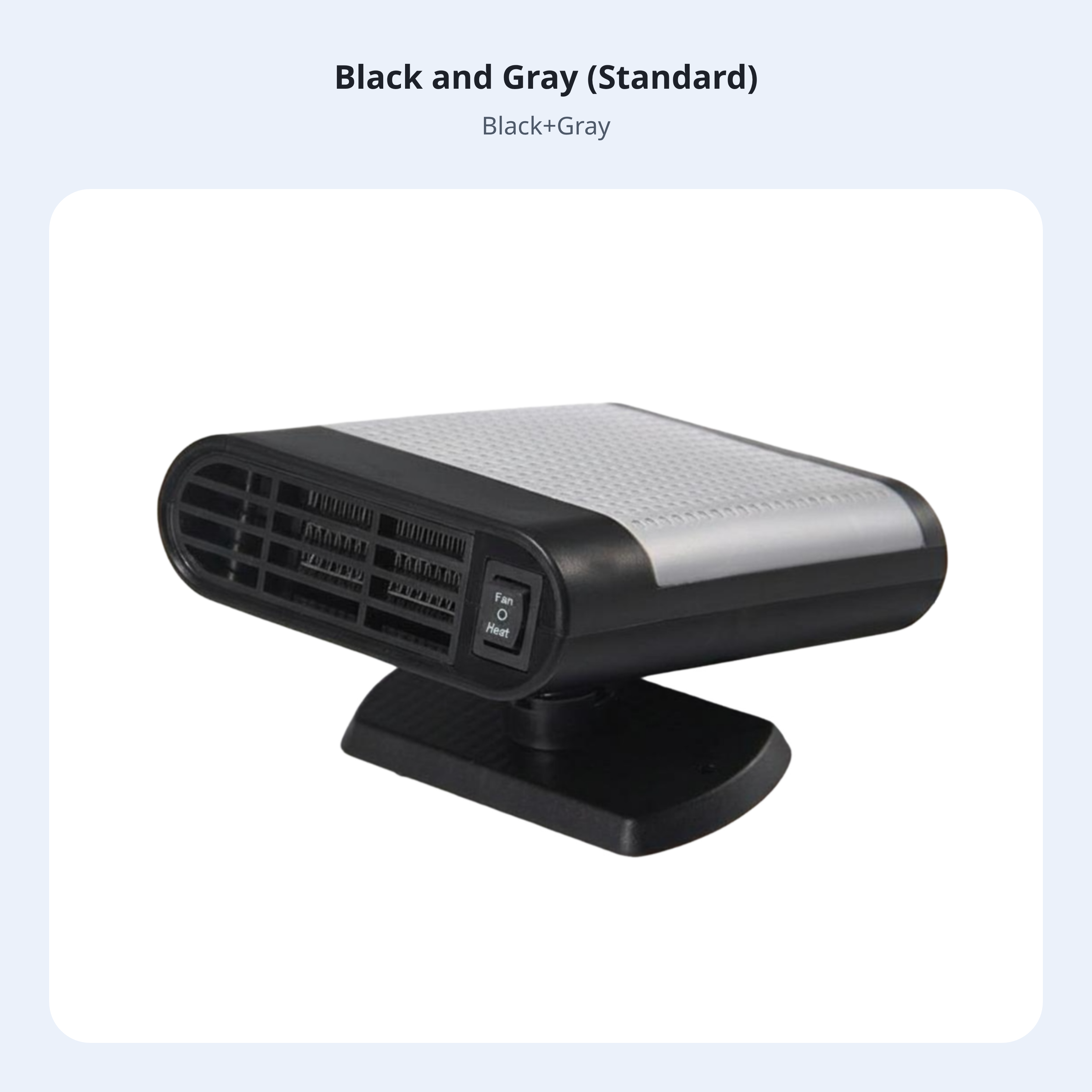12V car heater quickly defogs windshield